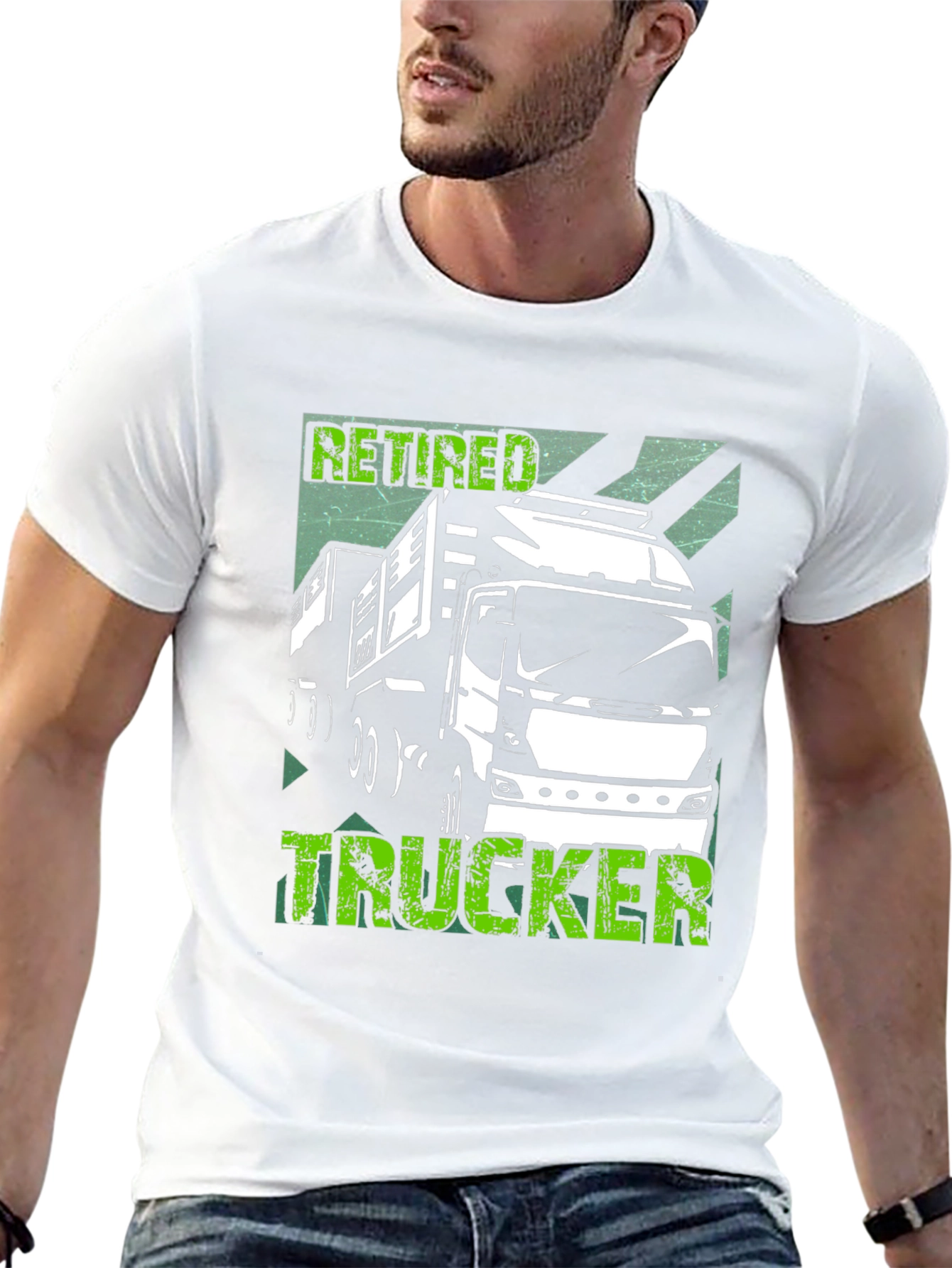 Retired Trucker Graphic T-Shirt