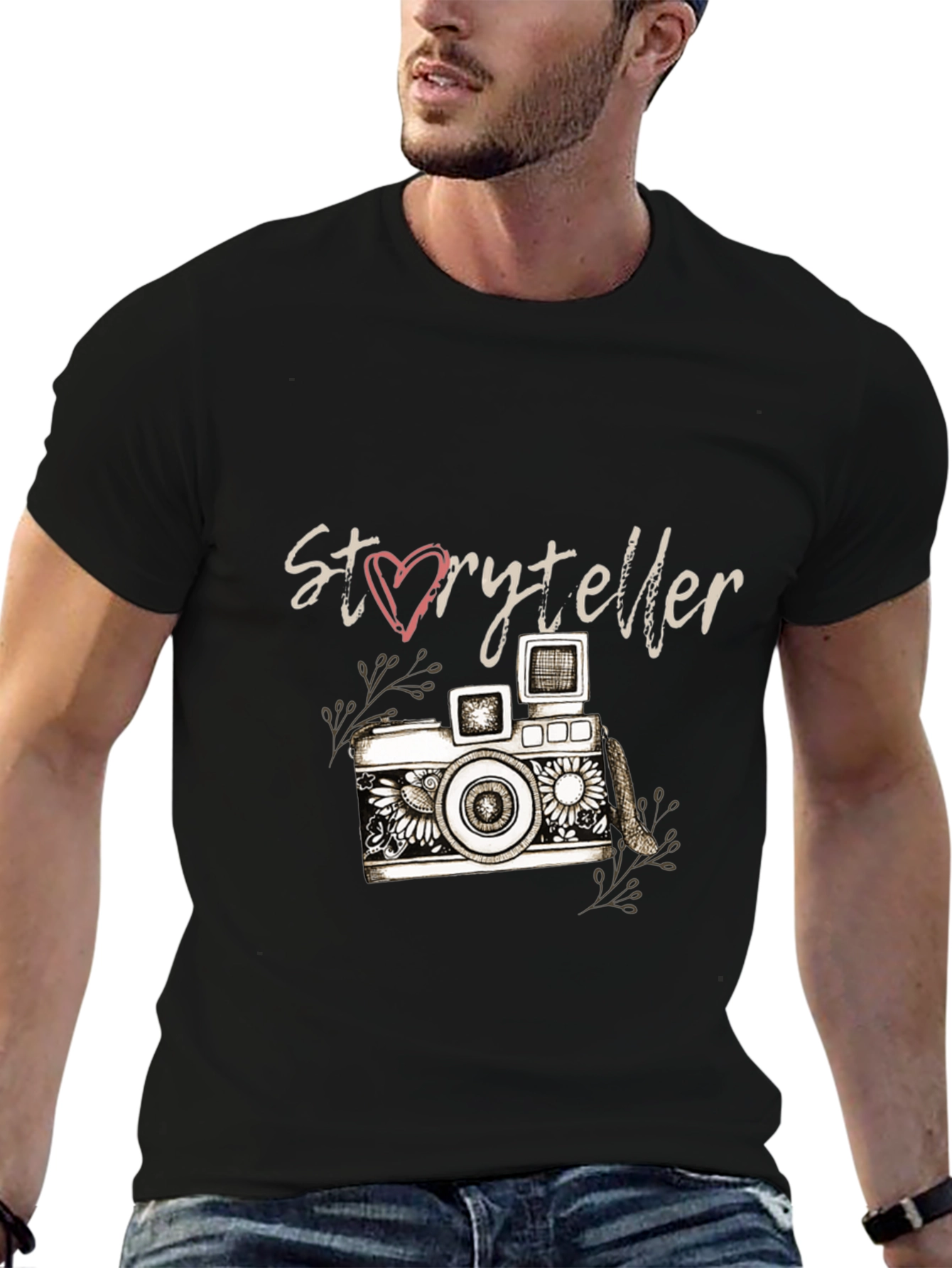 Storyteller Camera Graphic T-Shirt