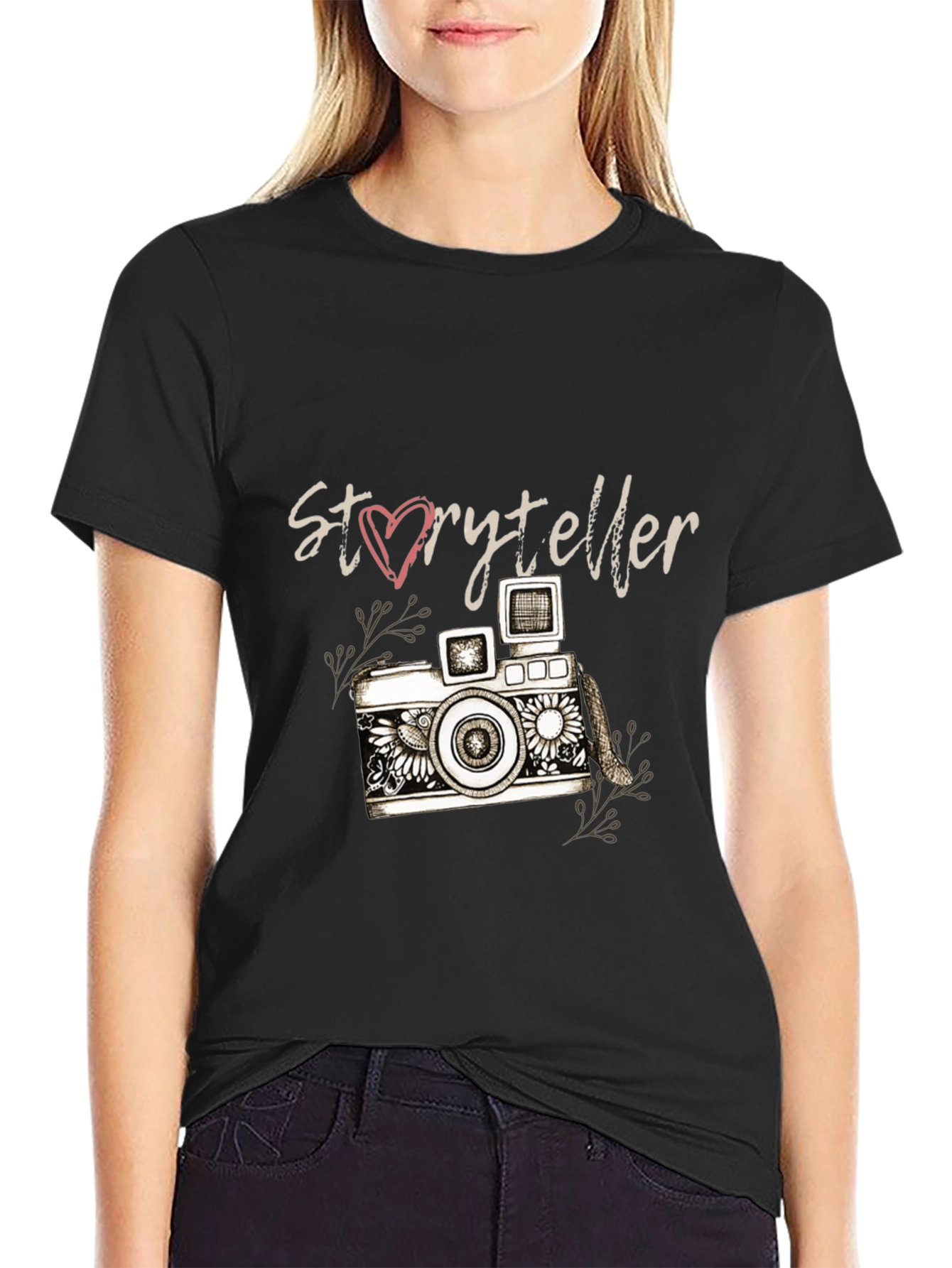 Storyteller Camera Graphic T-Shirt