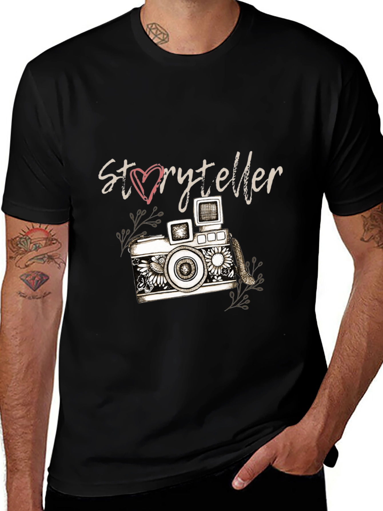 Storyteller Camera Graphic T-Shirt