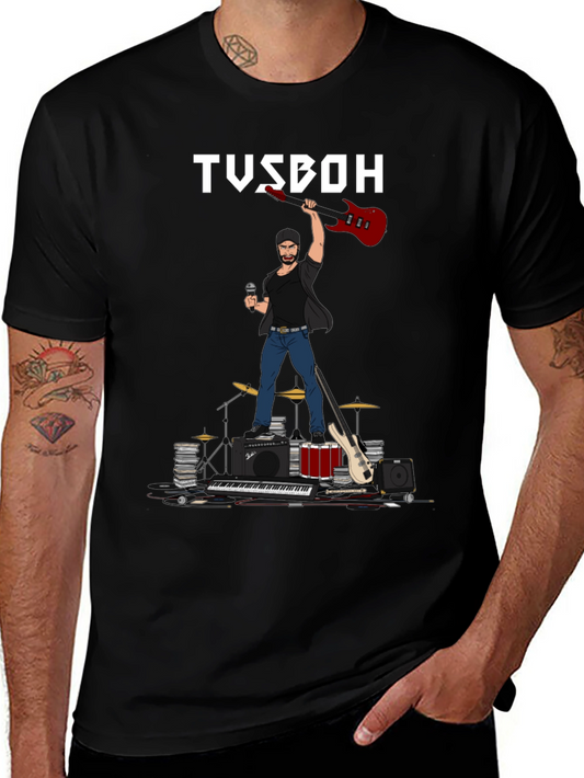 TUSBOH Musician Graphic T-Shirt