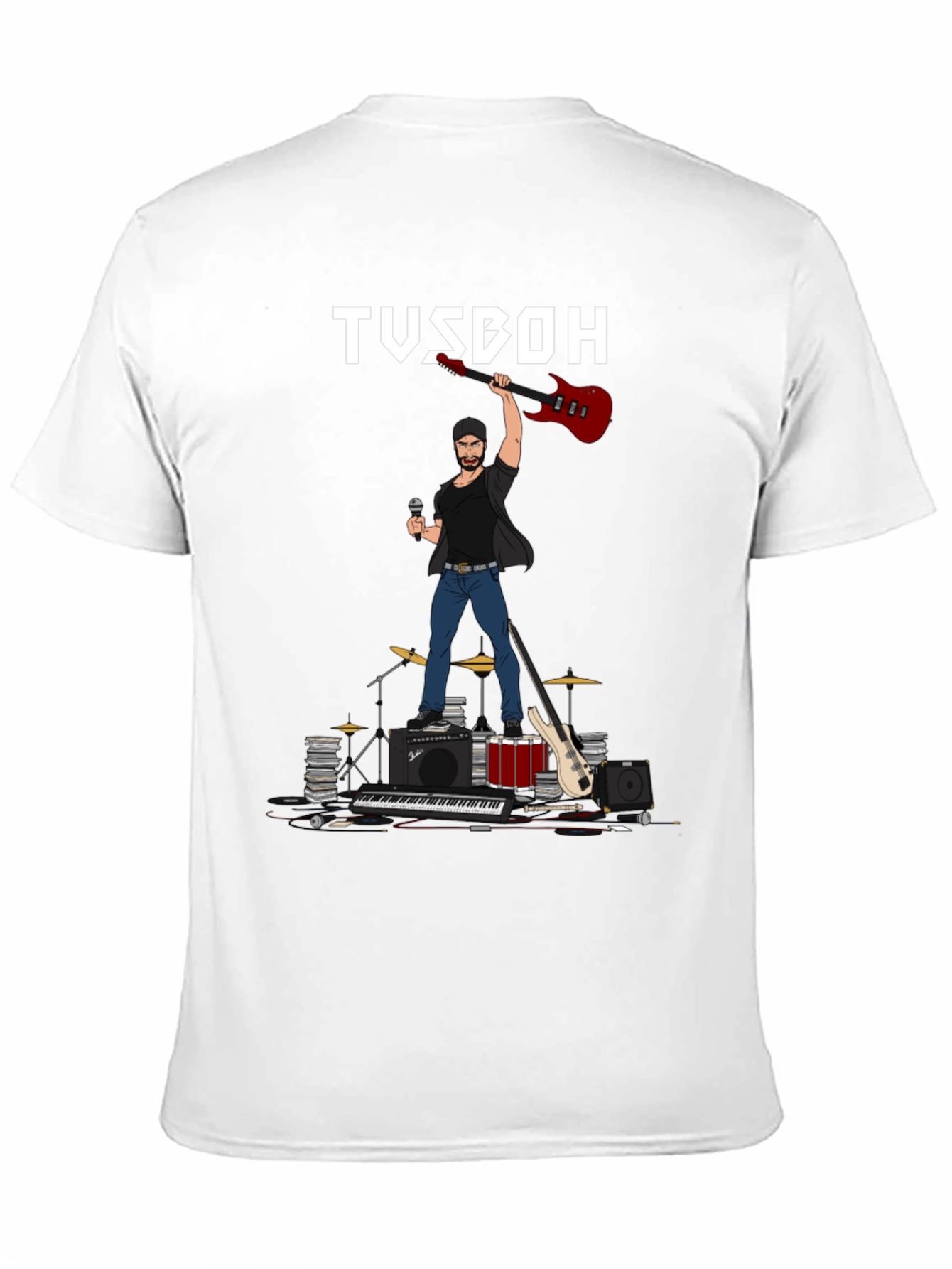 TUSBOH Musician Graphic T-Shirt