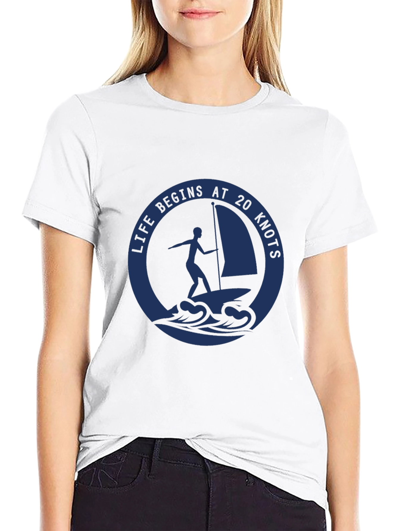 Life Begins at 20 Knots T-Shirt
