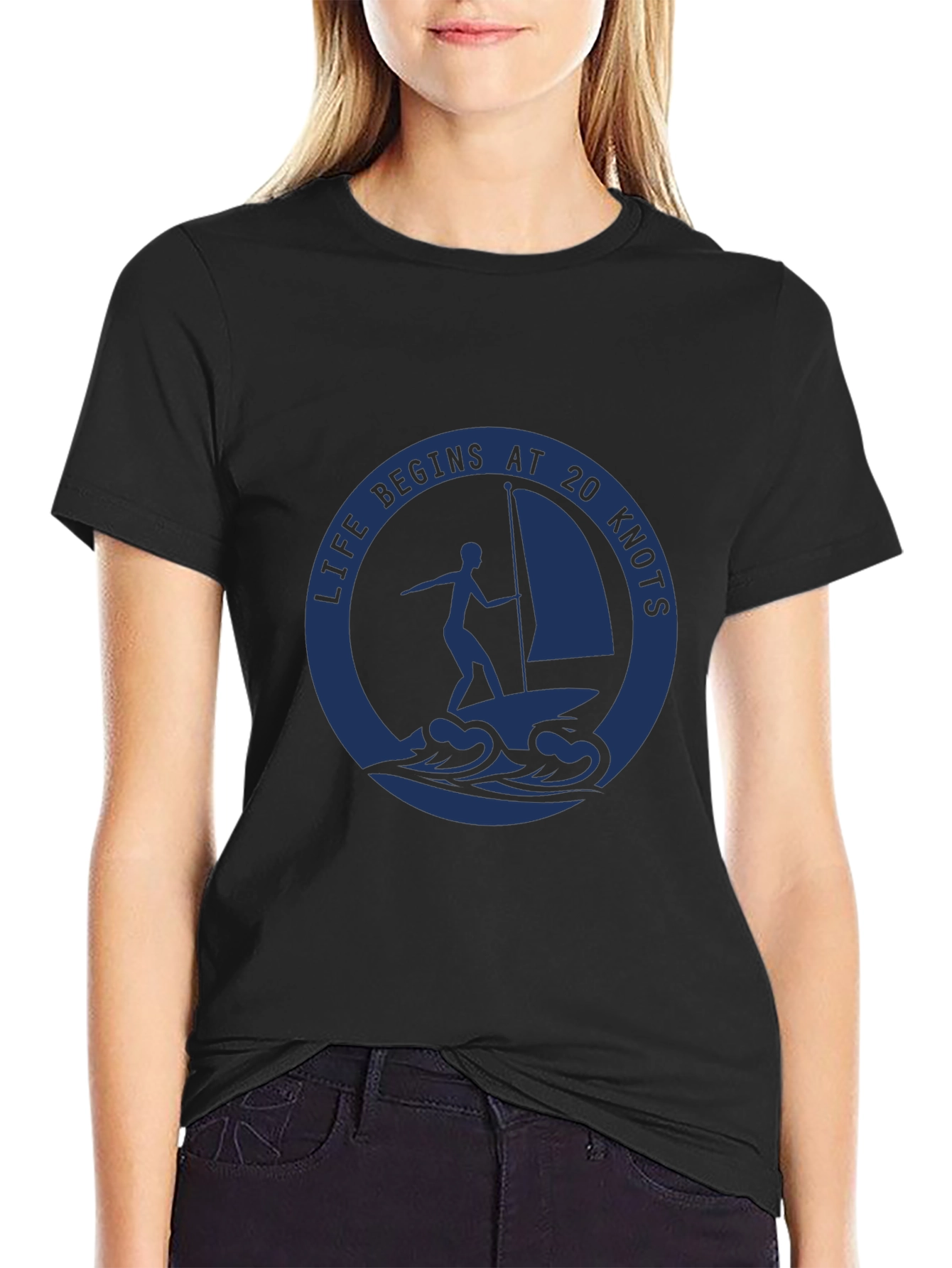 Life Begins at 20 Knots T-Shirt