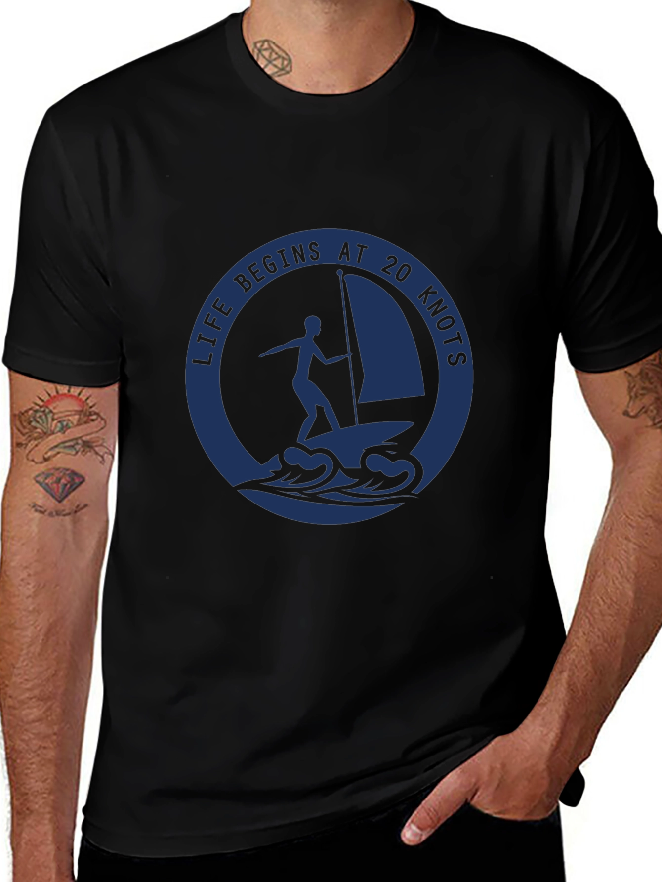 Life Begins at 20 Knots T-Shirt