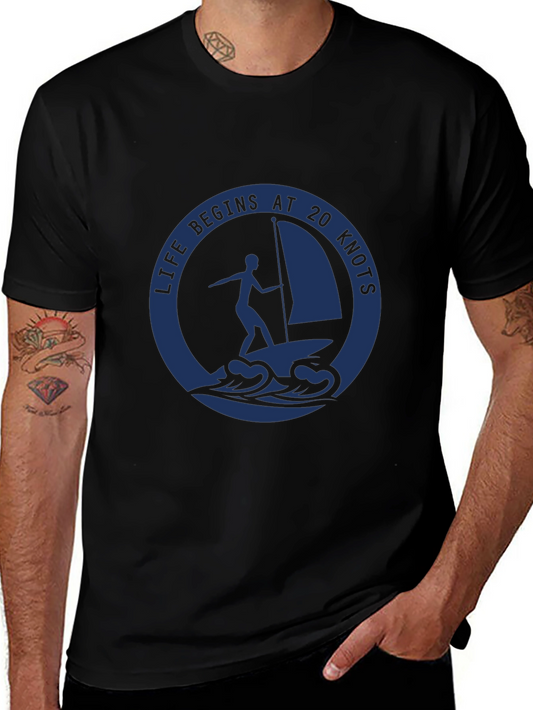 Life Begins at 20 Knots T-Shirt