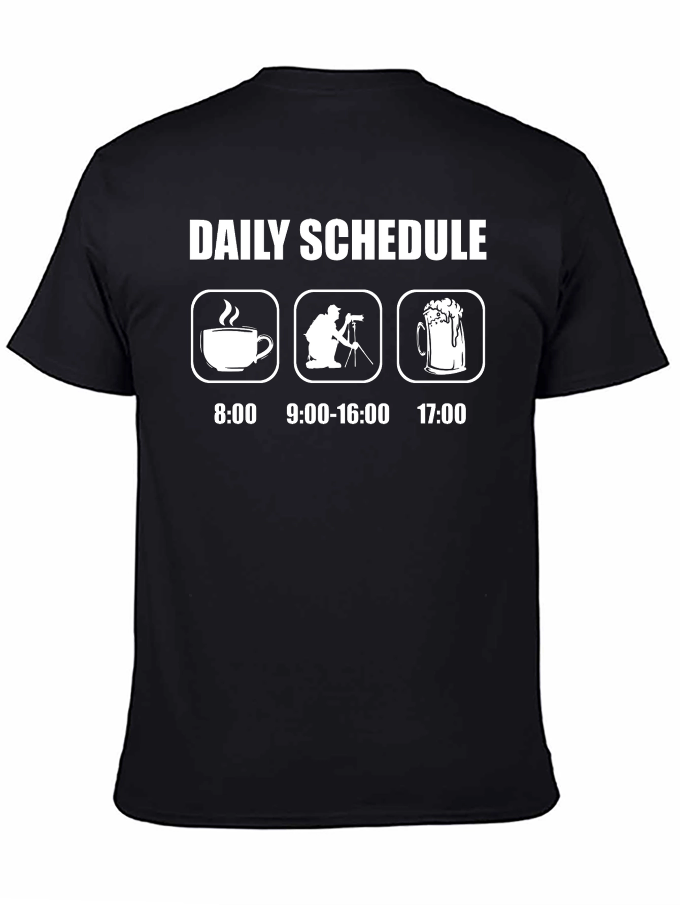 Photographers Daily Schedule T-Shirt