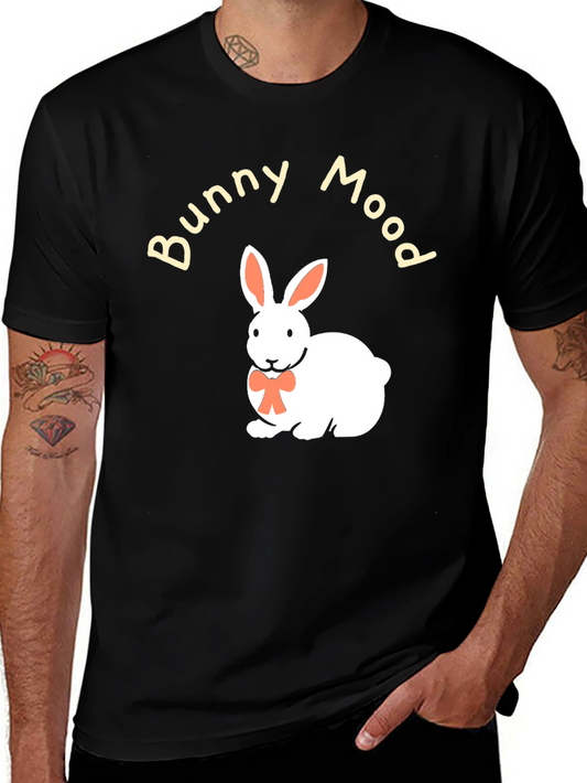 Bunny Mood Black T-Shirt