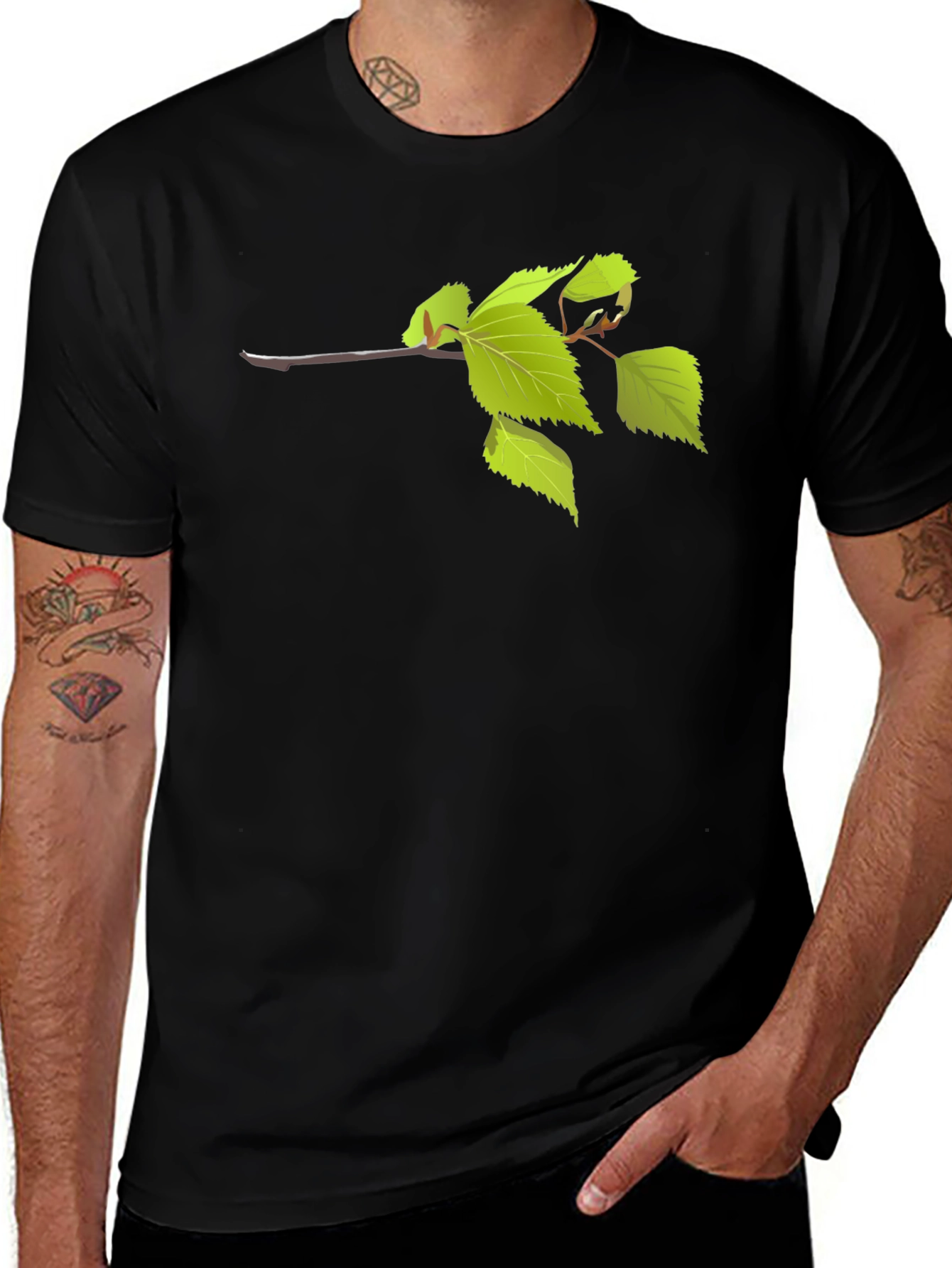 Nature Branch Graphic T-Shirt - Casual Comfort