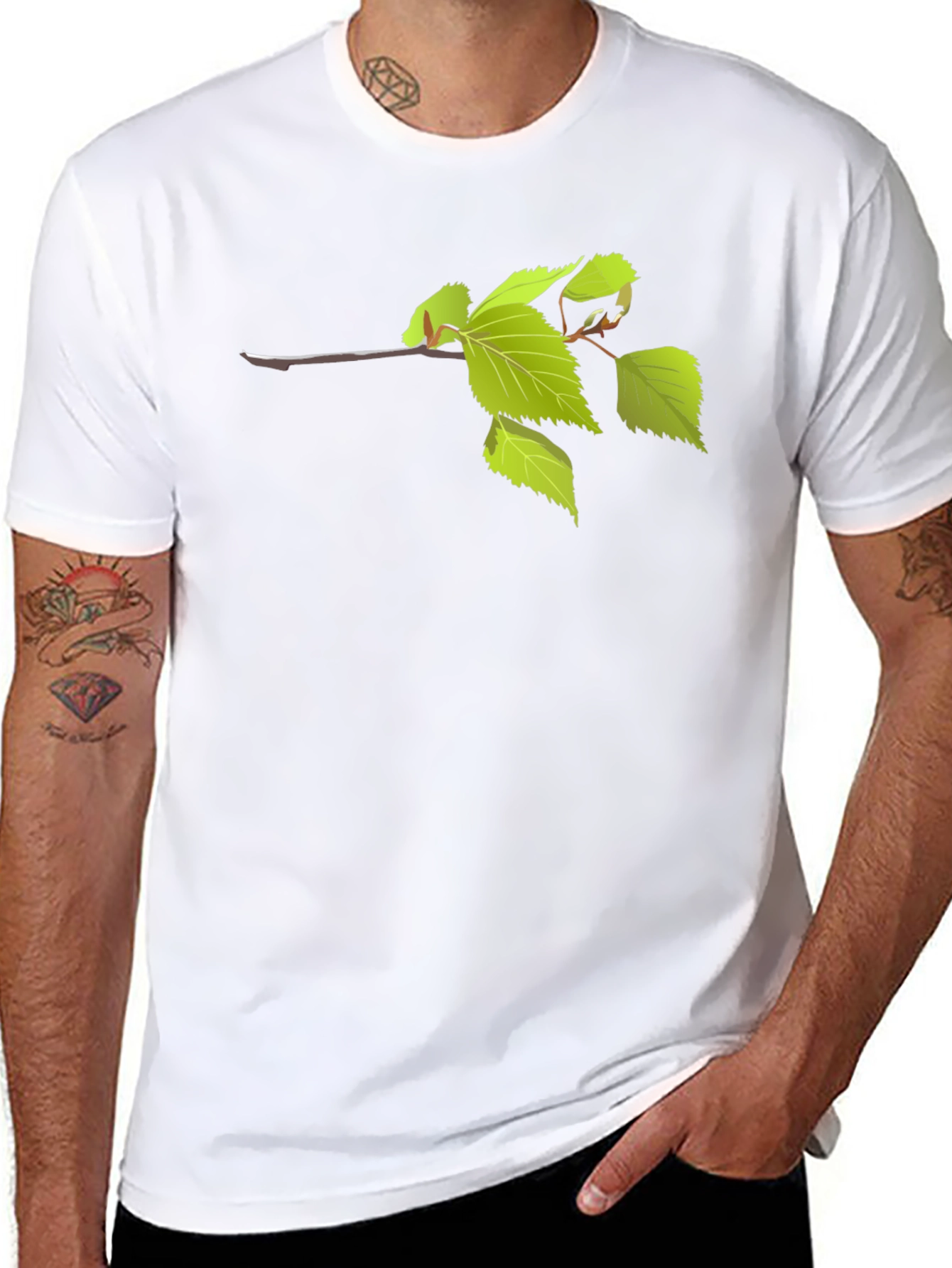 Nature Branch Graphic T-Shirt - Casual Comfort