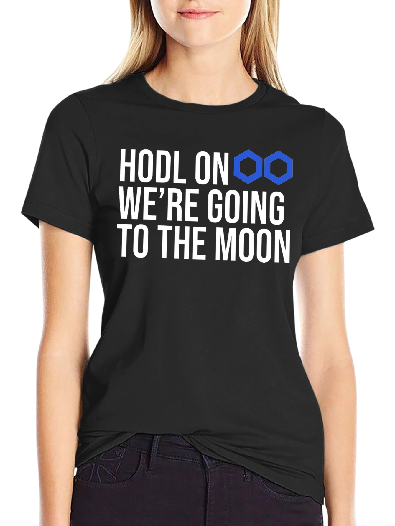 HODL On Crypto T-Shirt - Moon Bound!