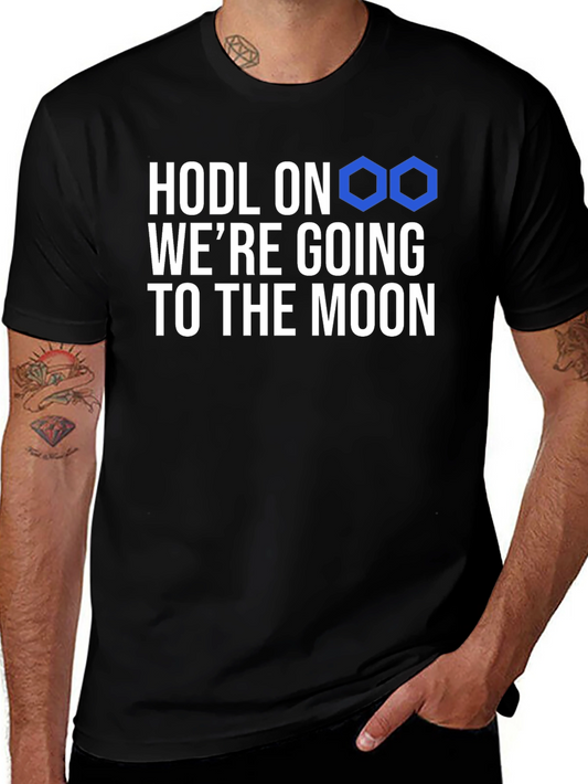 HODL On Crypto T-Shirt - Moon Bound!