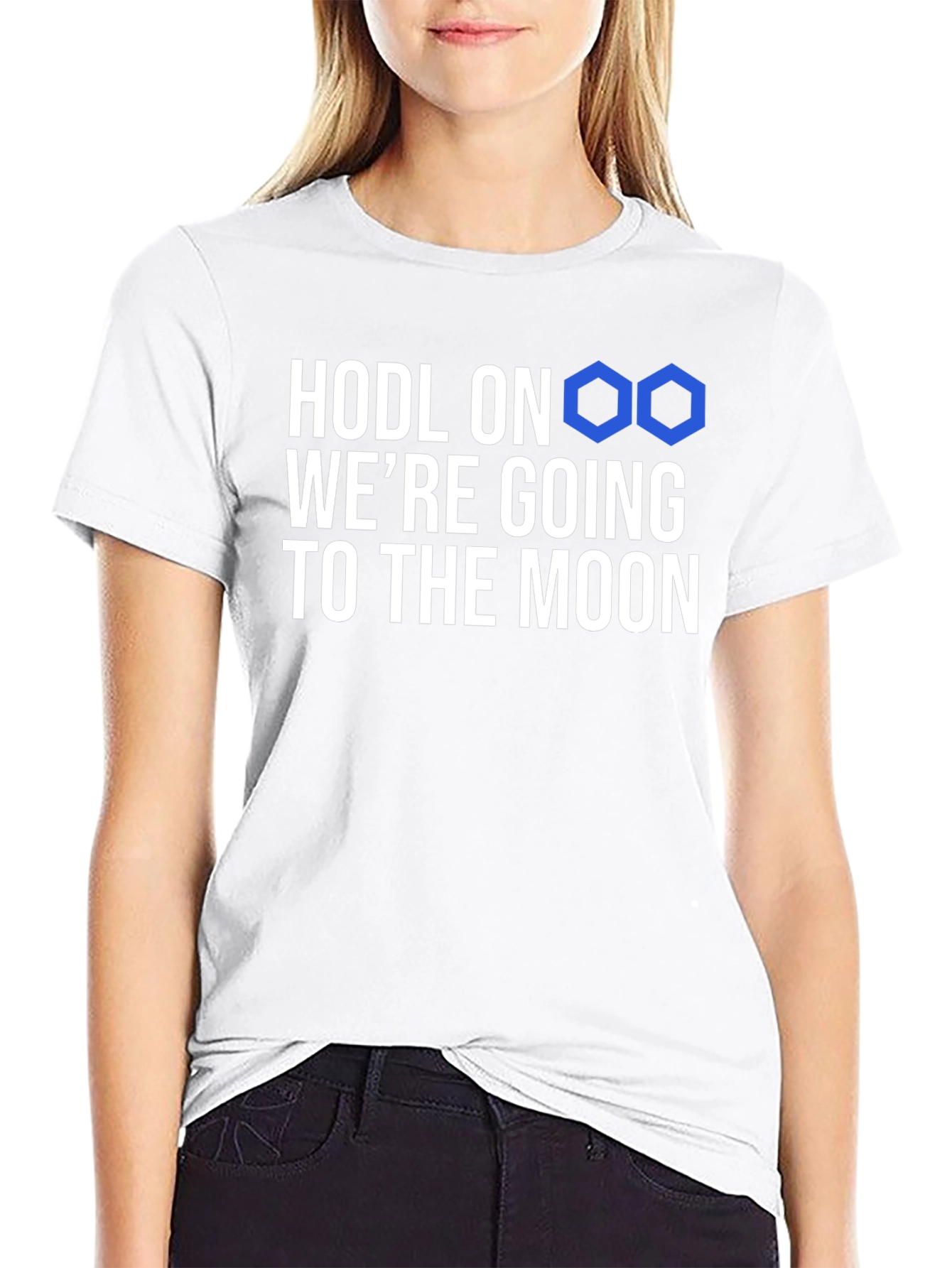 HODL On Crypto T-Shirt - Moon Bound!