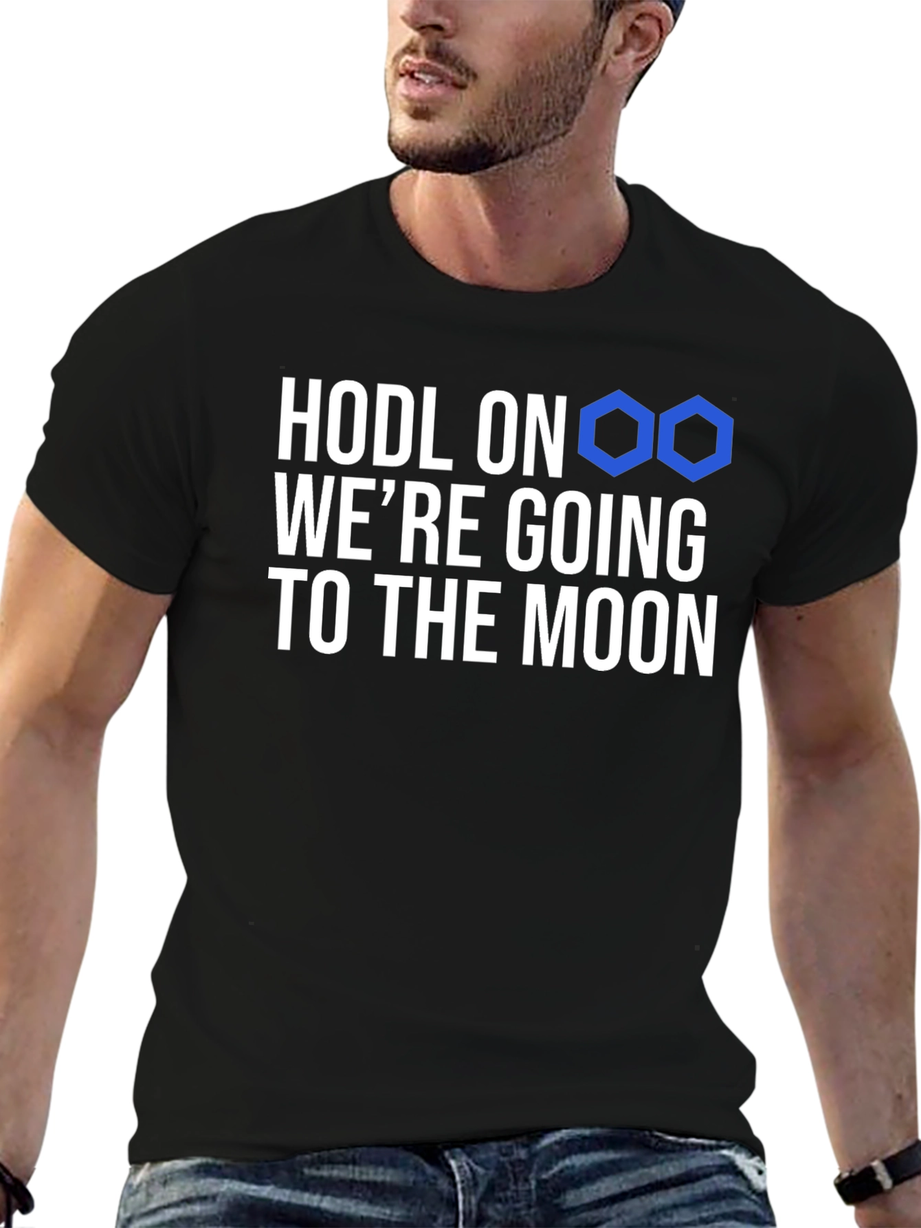 HODL On Crypto T-Shirt - Moon Bound!