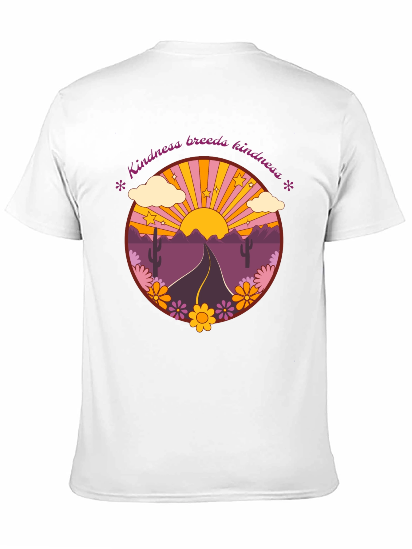 Kindness Breeds Kindness Retro Graphic Tee