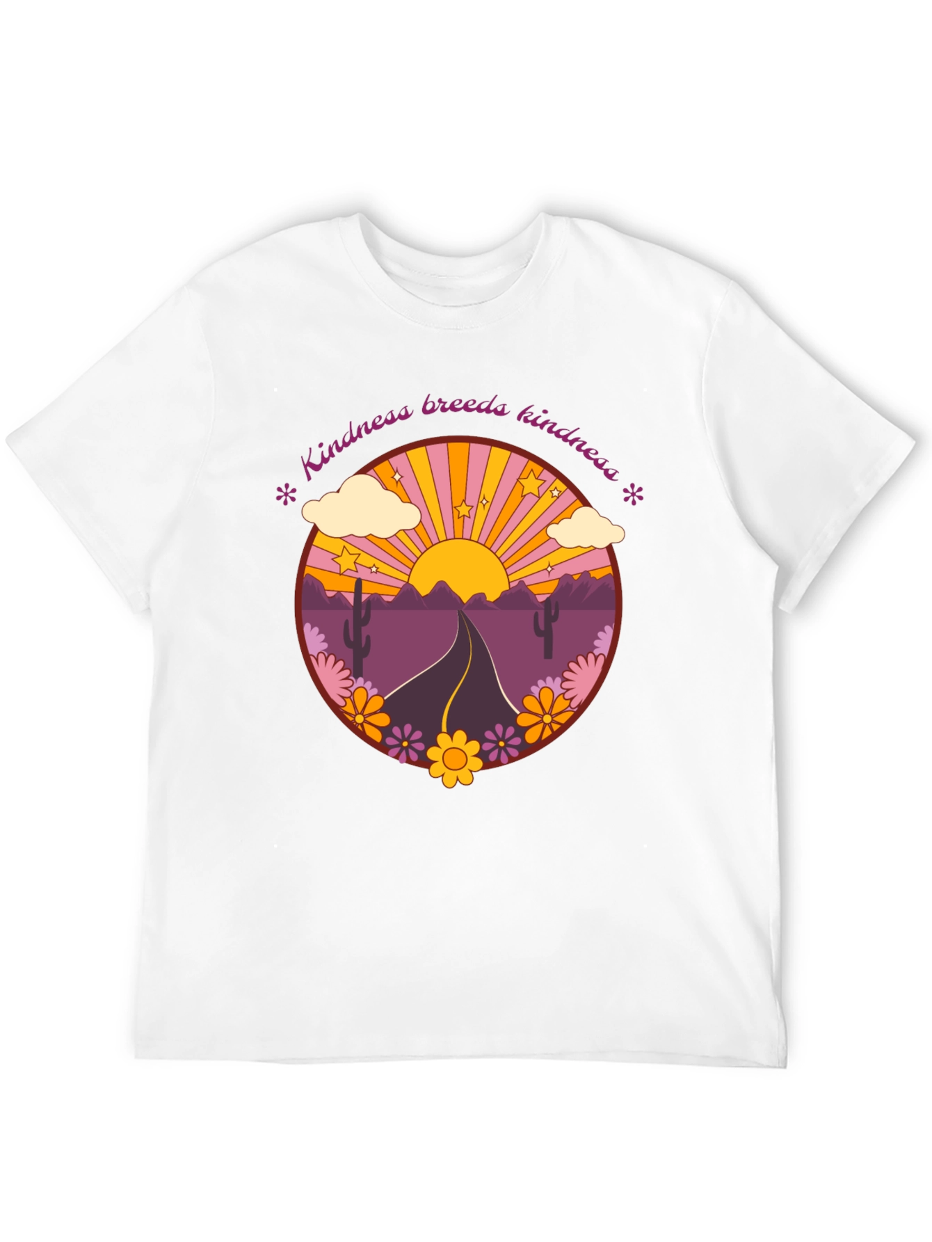 Kindness Breeds Kindness Retro Graphic Tee