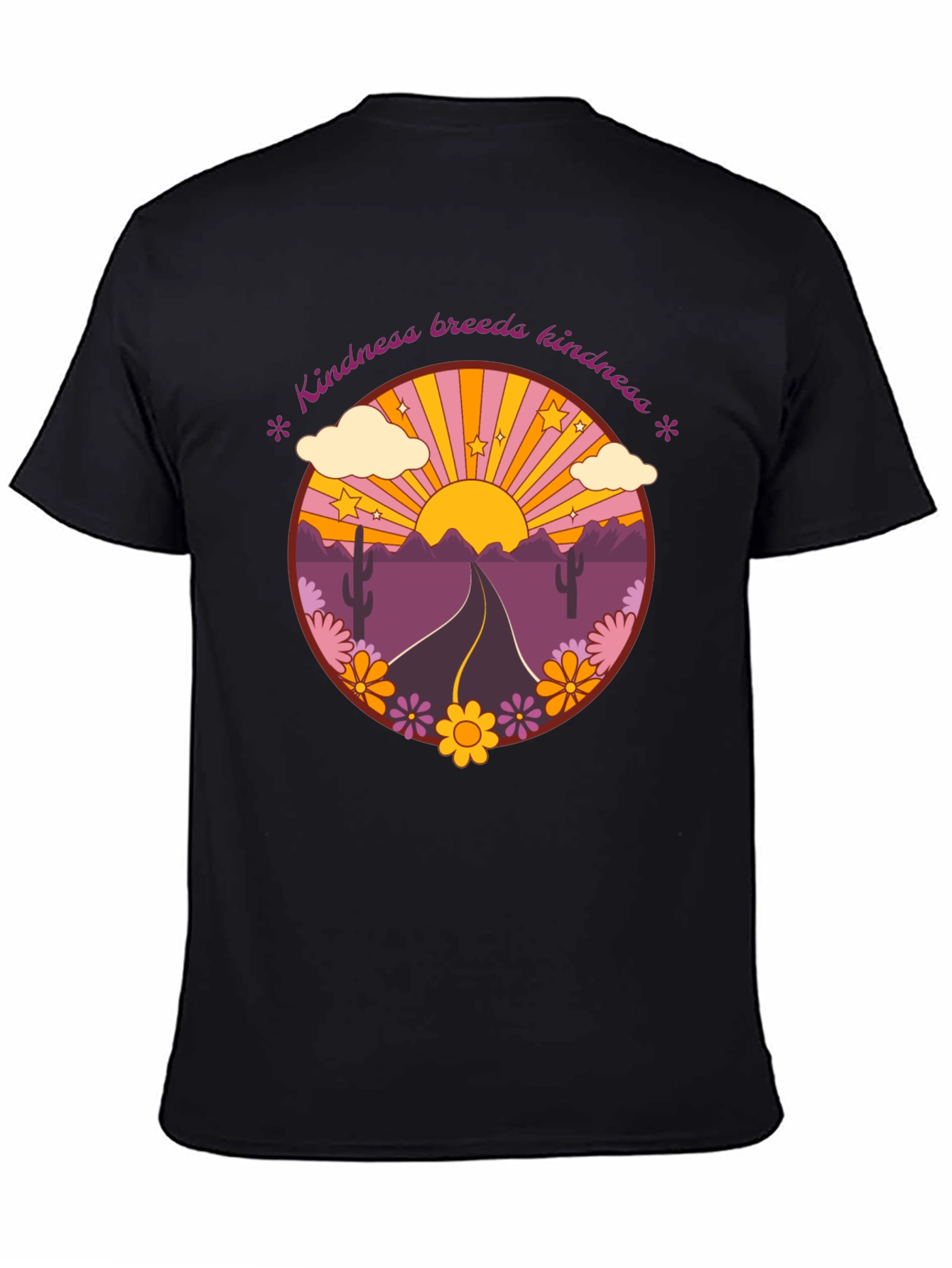 Kindness Breeds Kindness Retro Graphic Tee