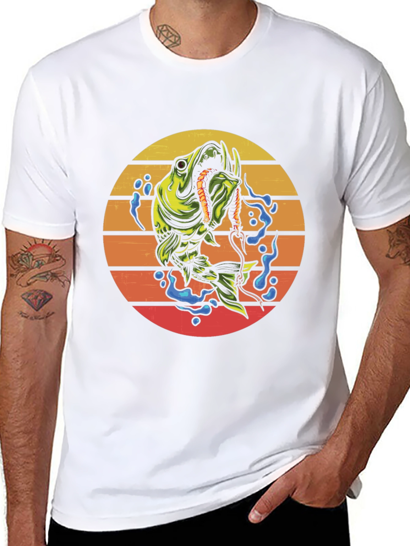 Fishing Sunset T-Shirt - Fishermans Catch Tee