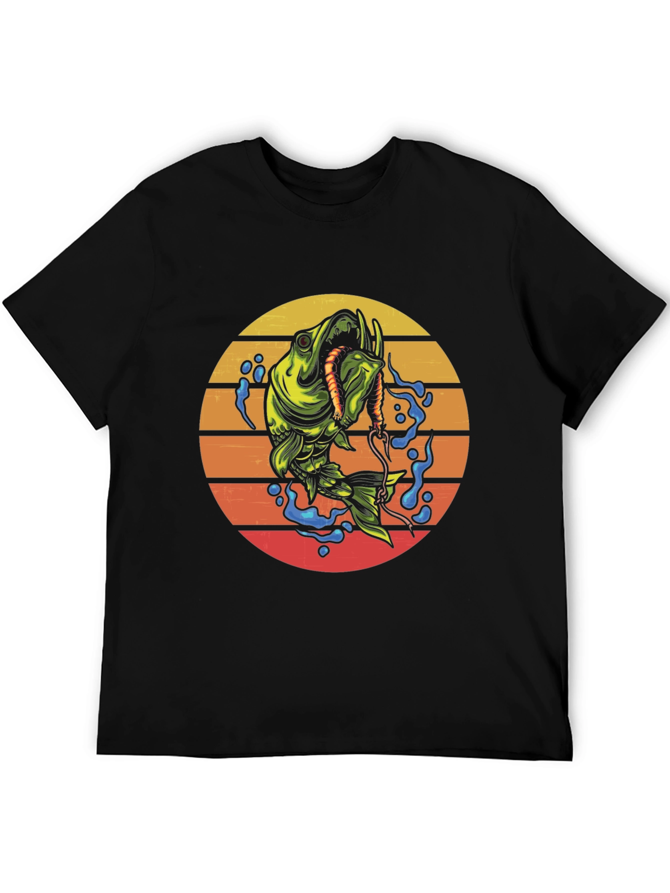 Fishing Sunset T-Shirt - Fishermans Catch Tee