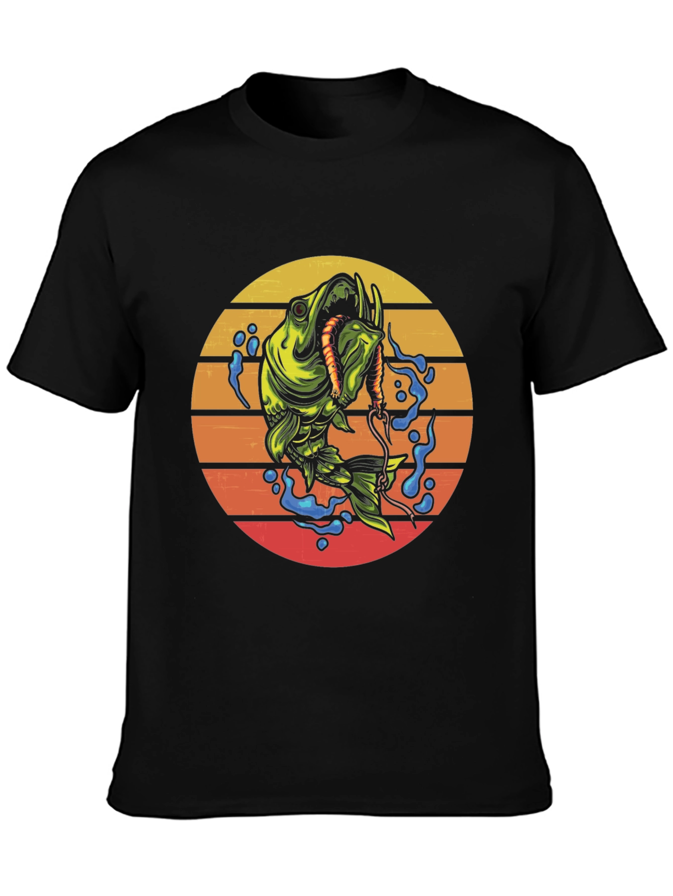 Fishing Sunset T-Shirt - Fishermans Catch Tee
