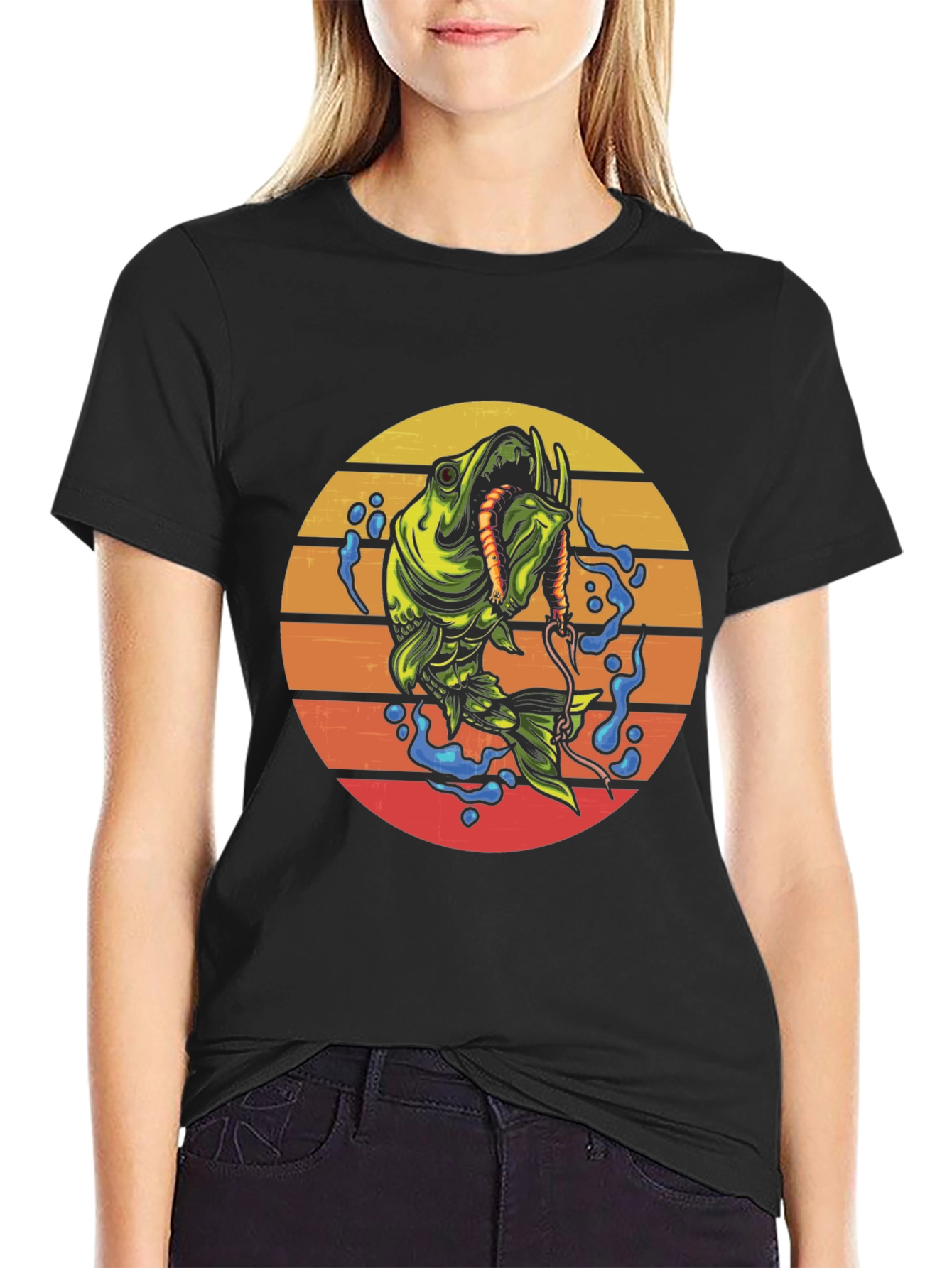 Fishing Sunset T-Shirt - Fishermans Catch Tee