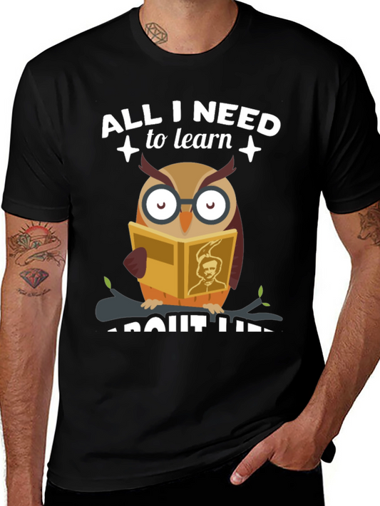 All I Need to Learn Owl T-Shirt