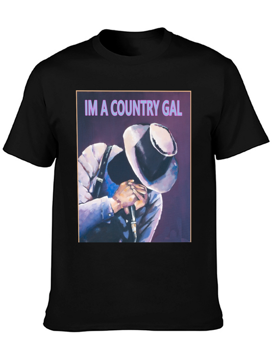 Country Gal T-Shirt Music Lover Tee Stylish Unisex Top