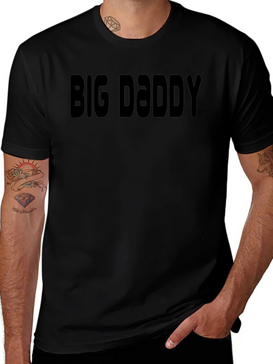 Big Daddy Black Graphic Tee - Adult Humor Novelty Shirt