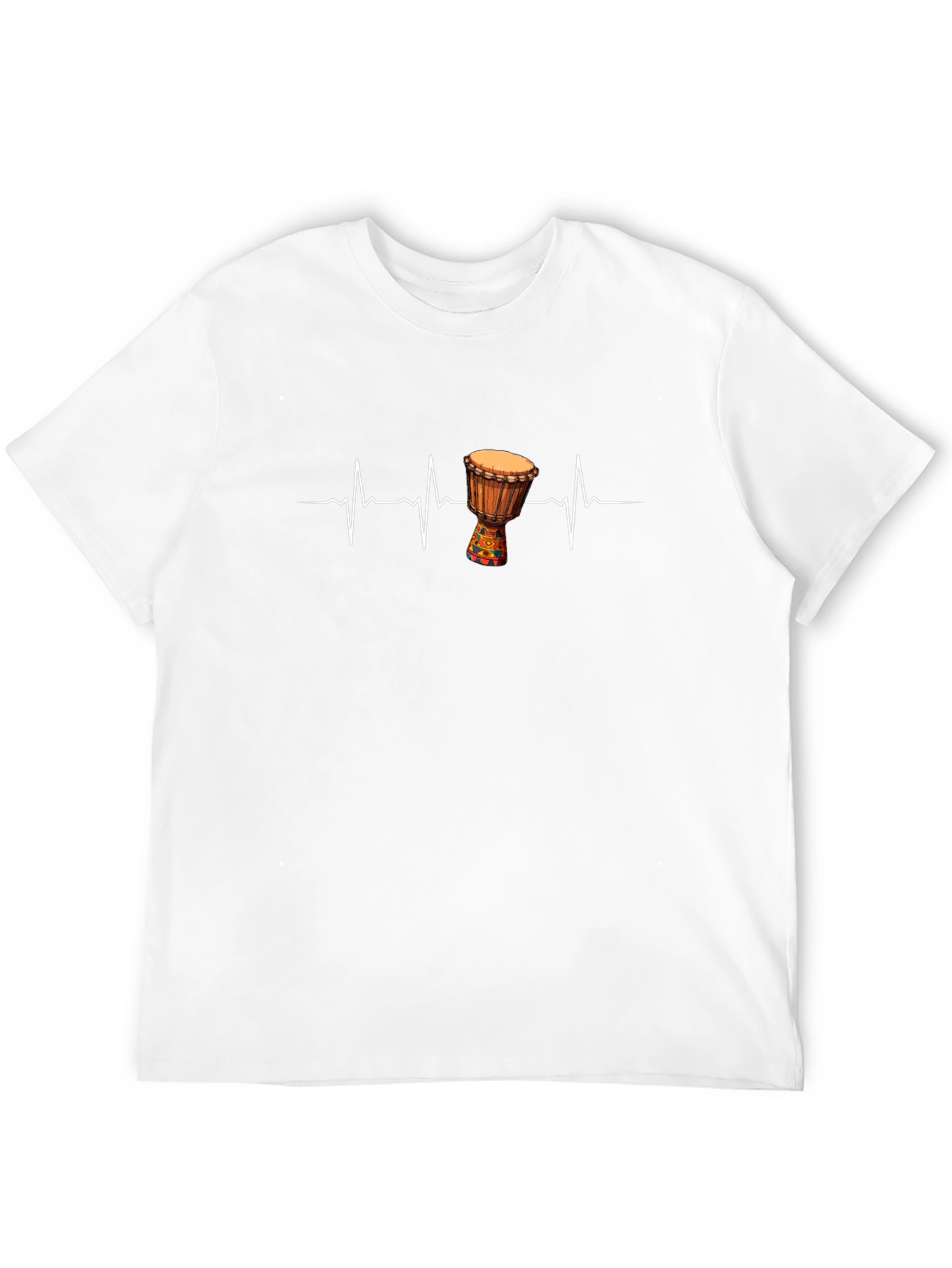 Djembe Heartbeat T-Shirt - Music Lover Tee