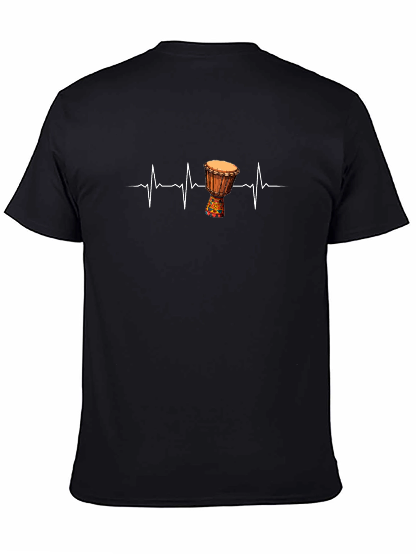 Djembe Heartbeat T-Shirt - Music Lover Tee