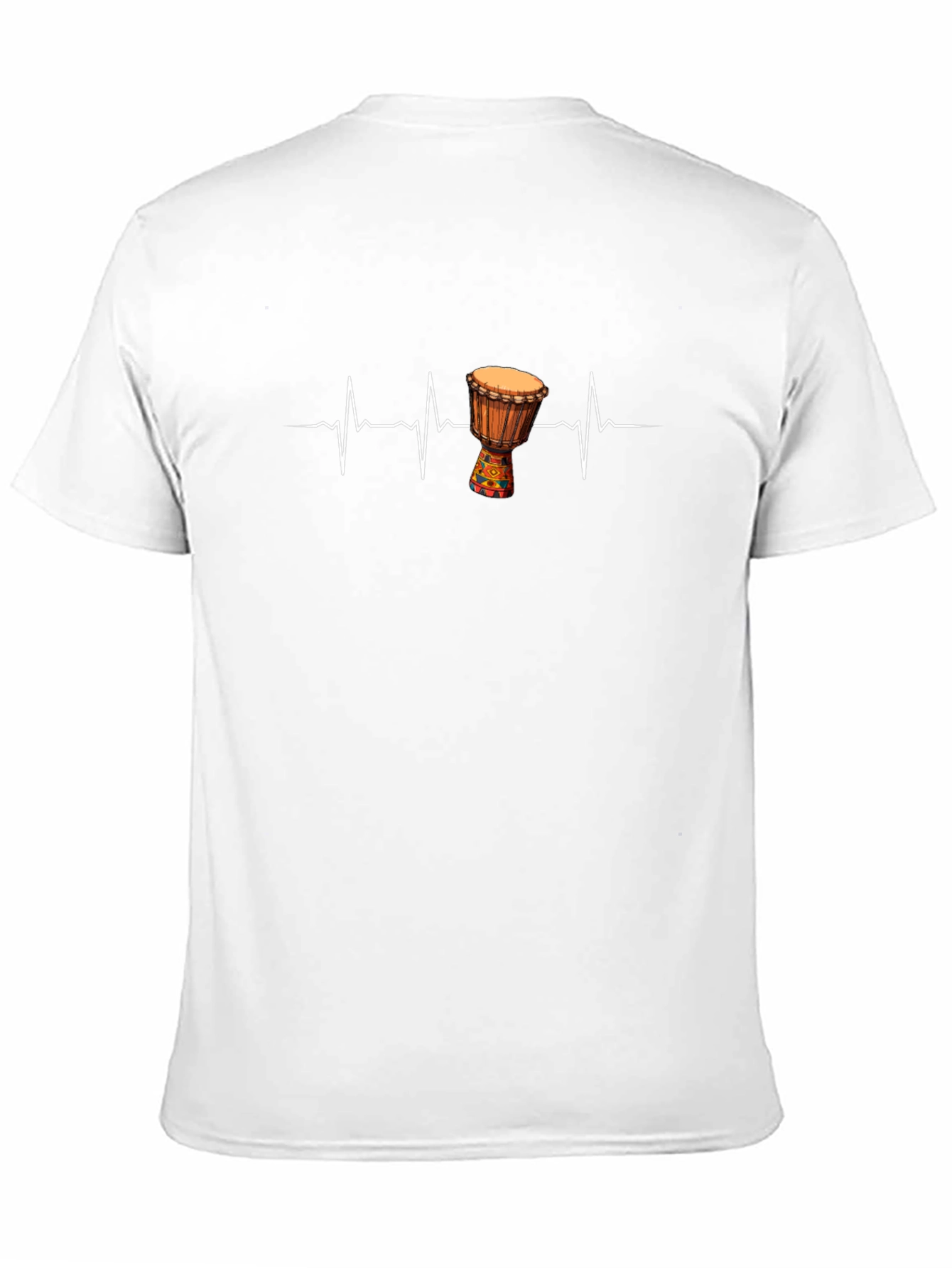 Djembe Heartbeat T-Shirt - Music Lover Tee