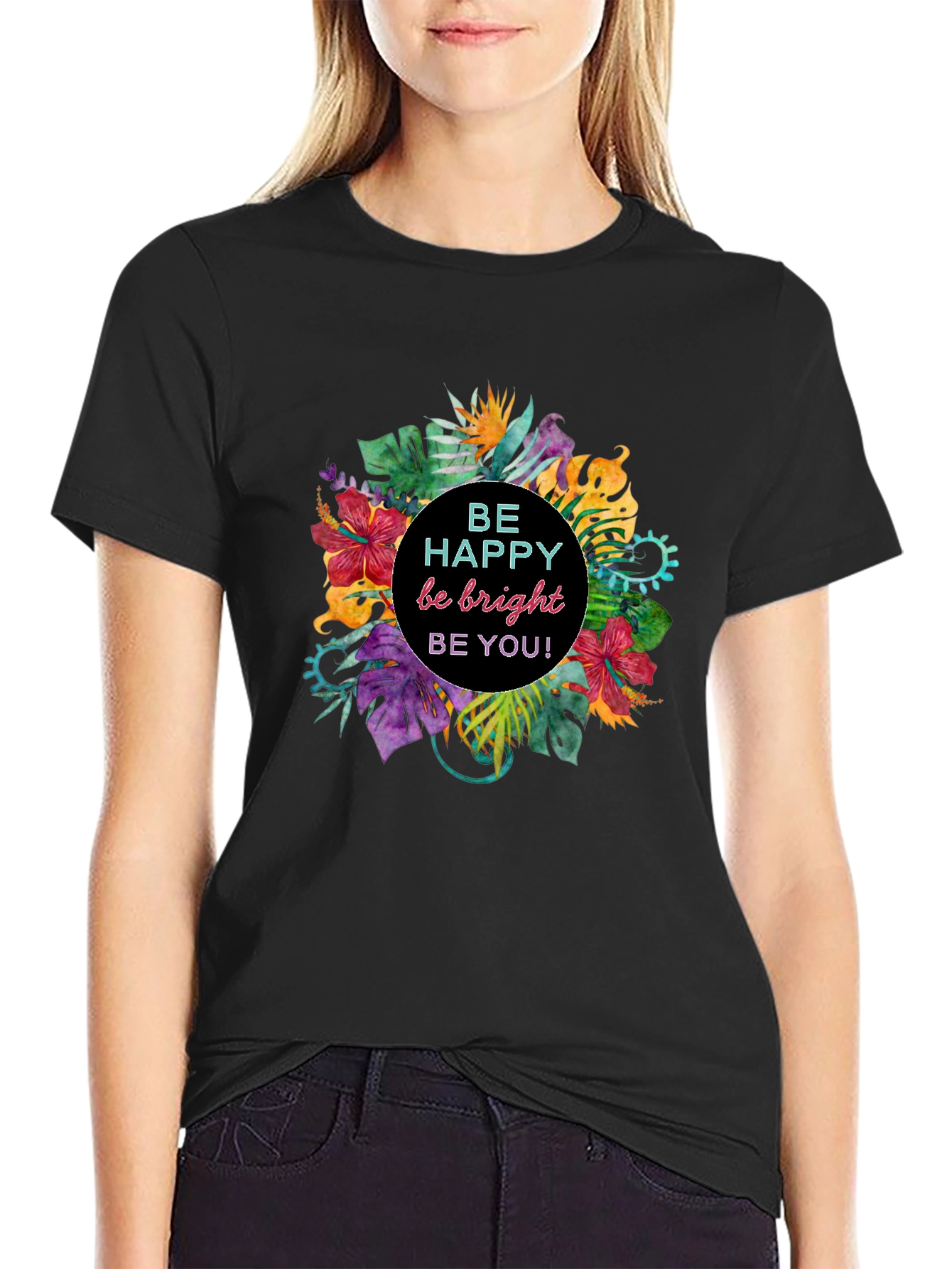 Be Happy Graphic T-Shirt