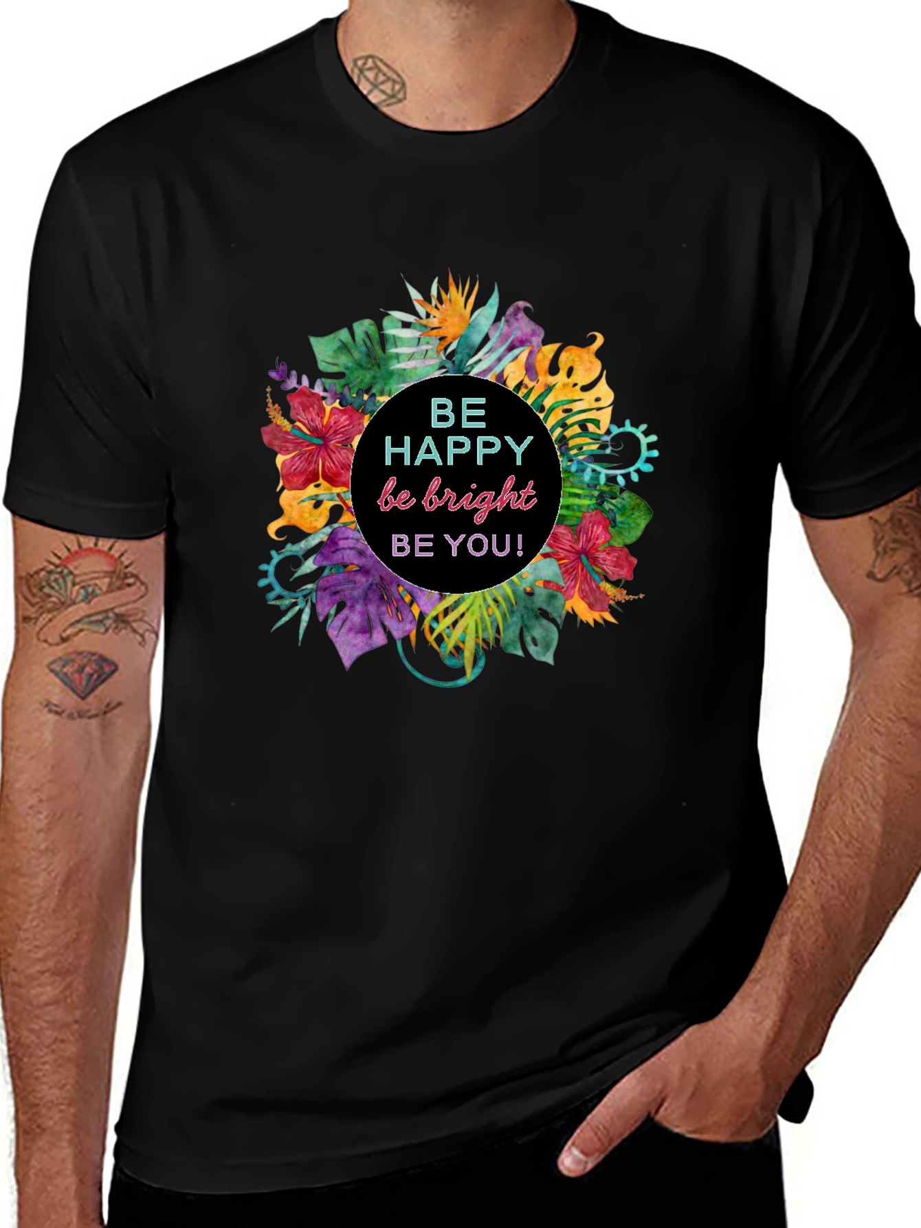 Be Happy Graphic T-Shirt