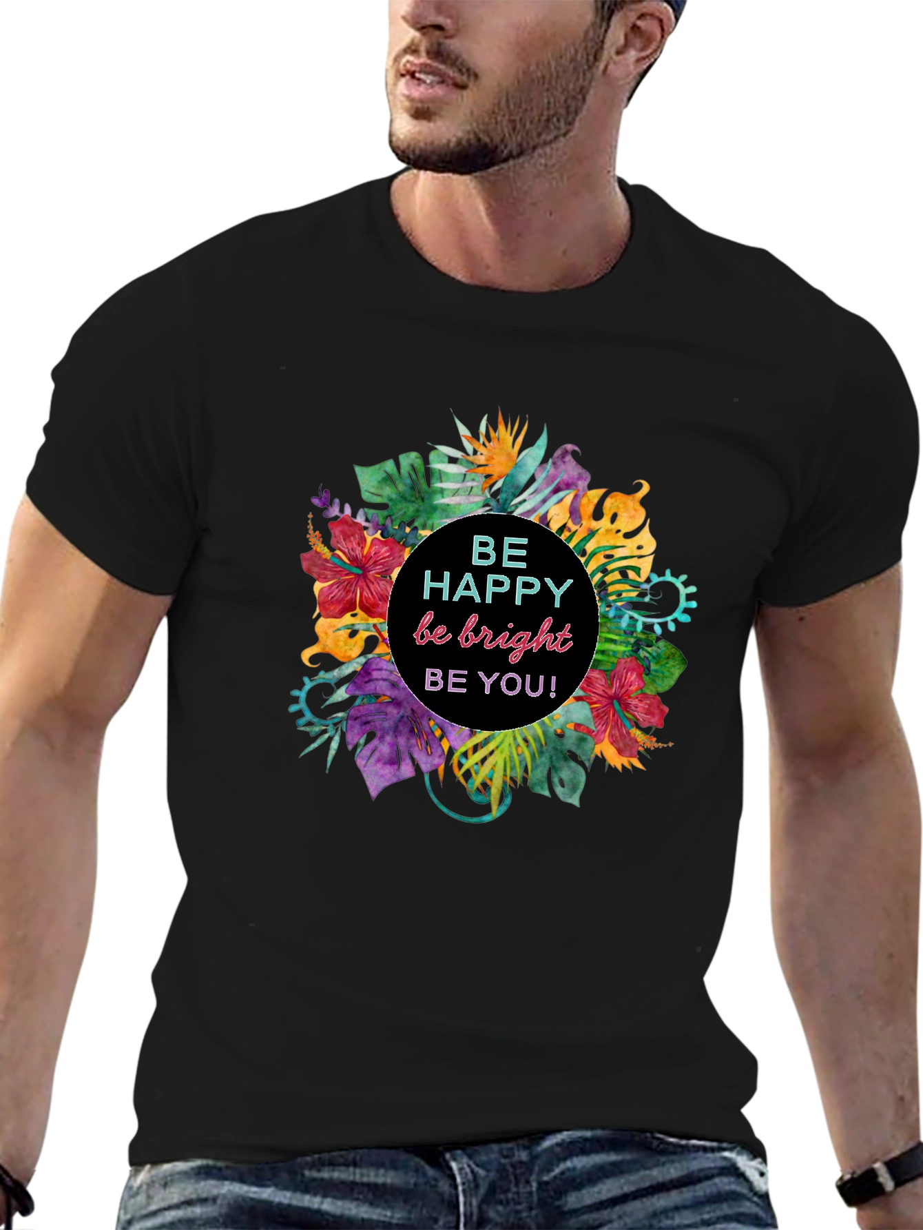 Be Happy Graphic T-Shirt