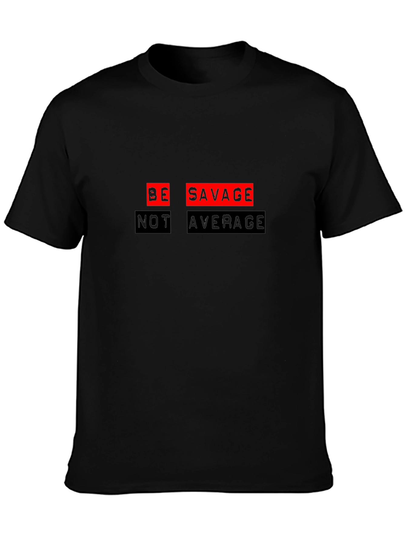Be Savage Tee - Mens Black Graphic T-Shirt