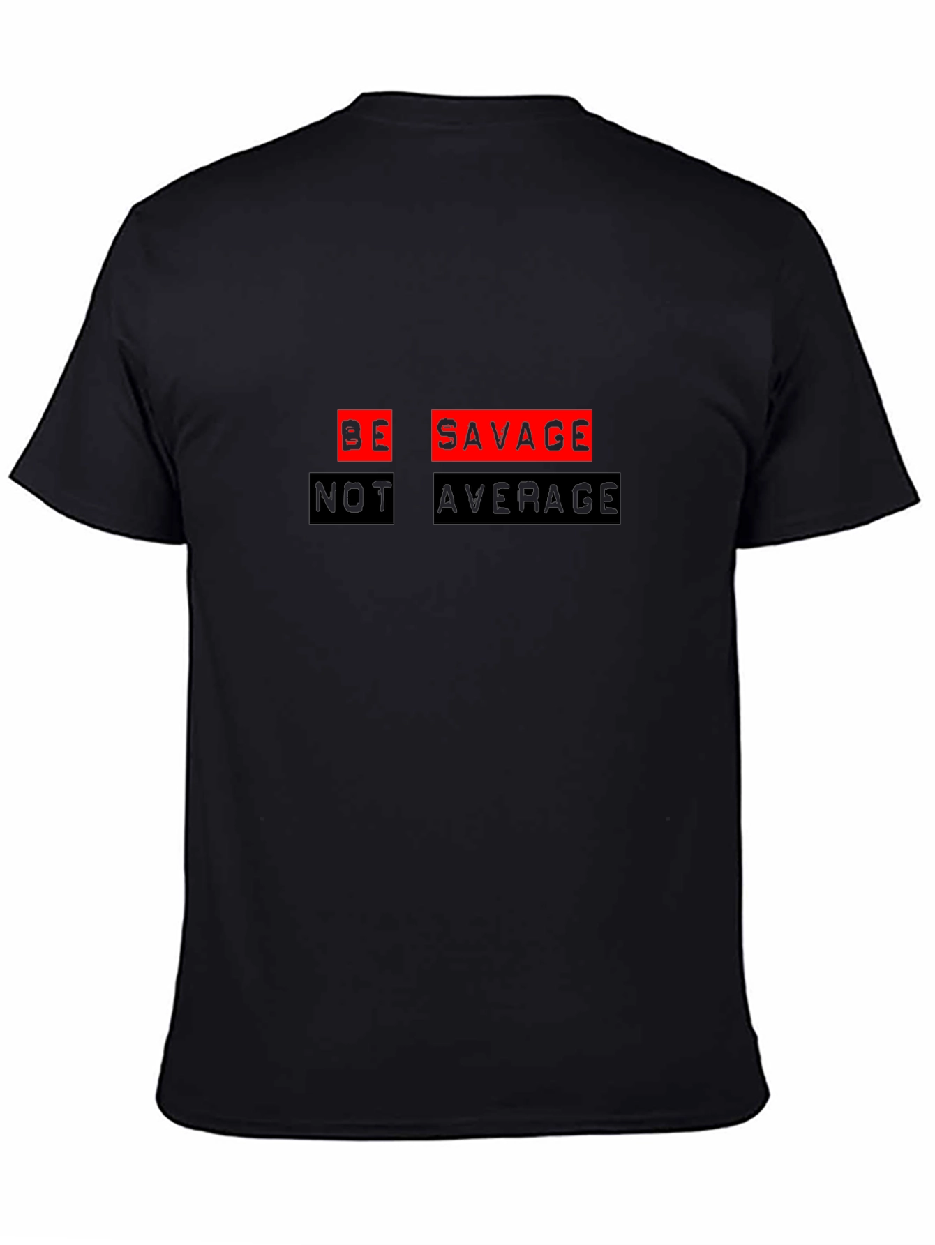 Be Savage Tee - Mens Black Graphic T-Shirt