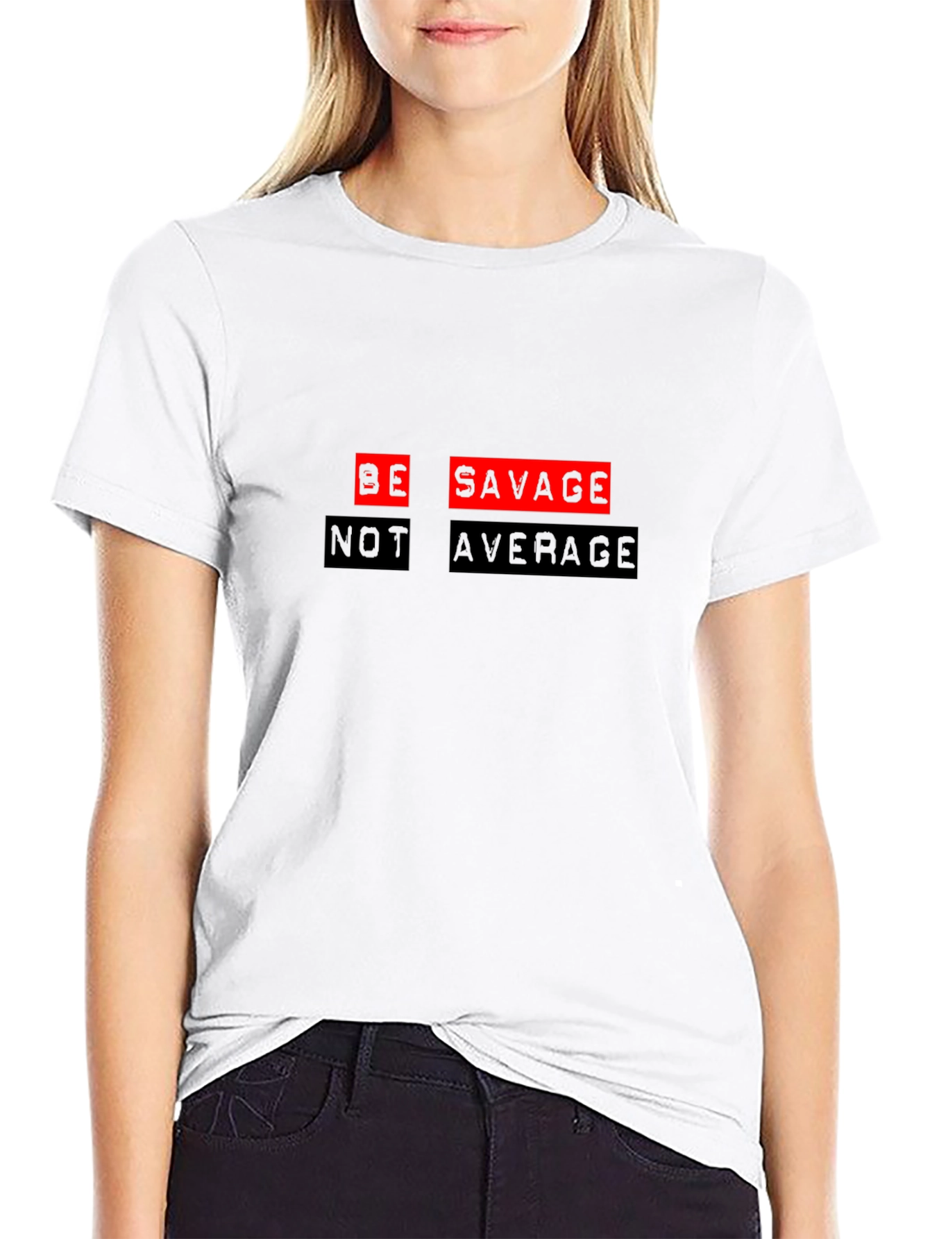 Be Savage Tee - Mens Black Graphic T-Shirt