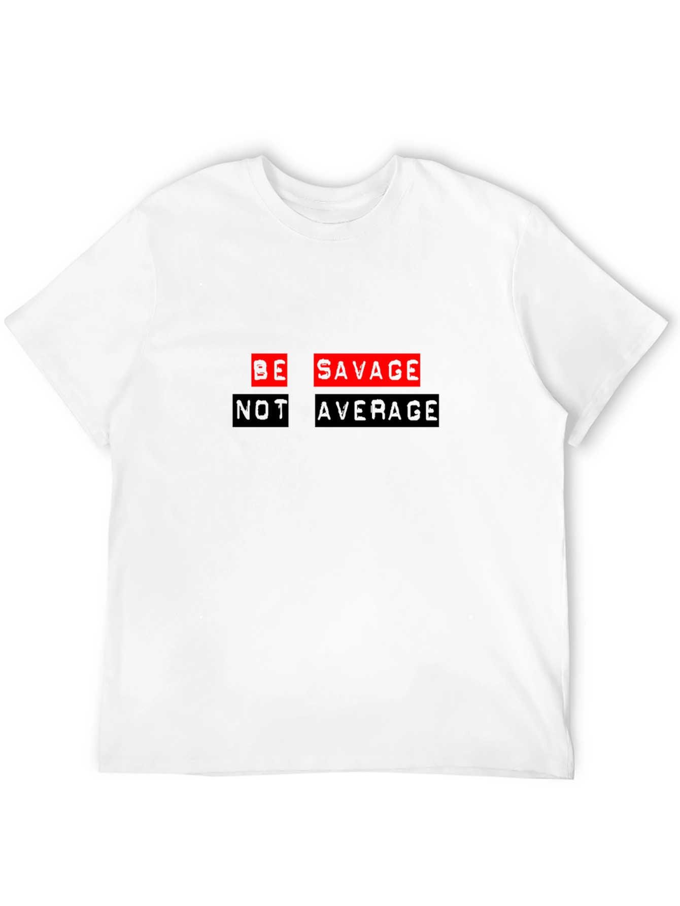 Be Savage Tee - Mens Black Graphic T-Shirt