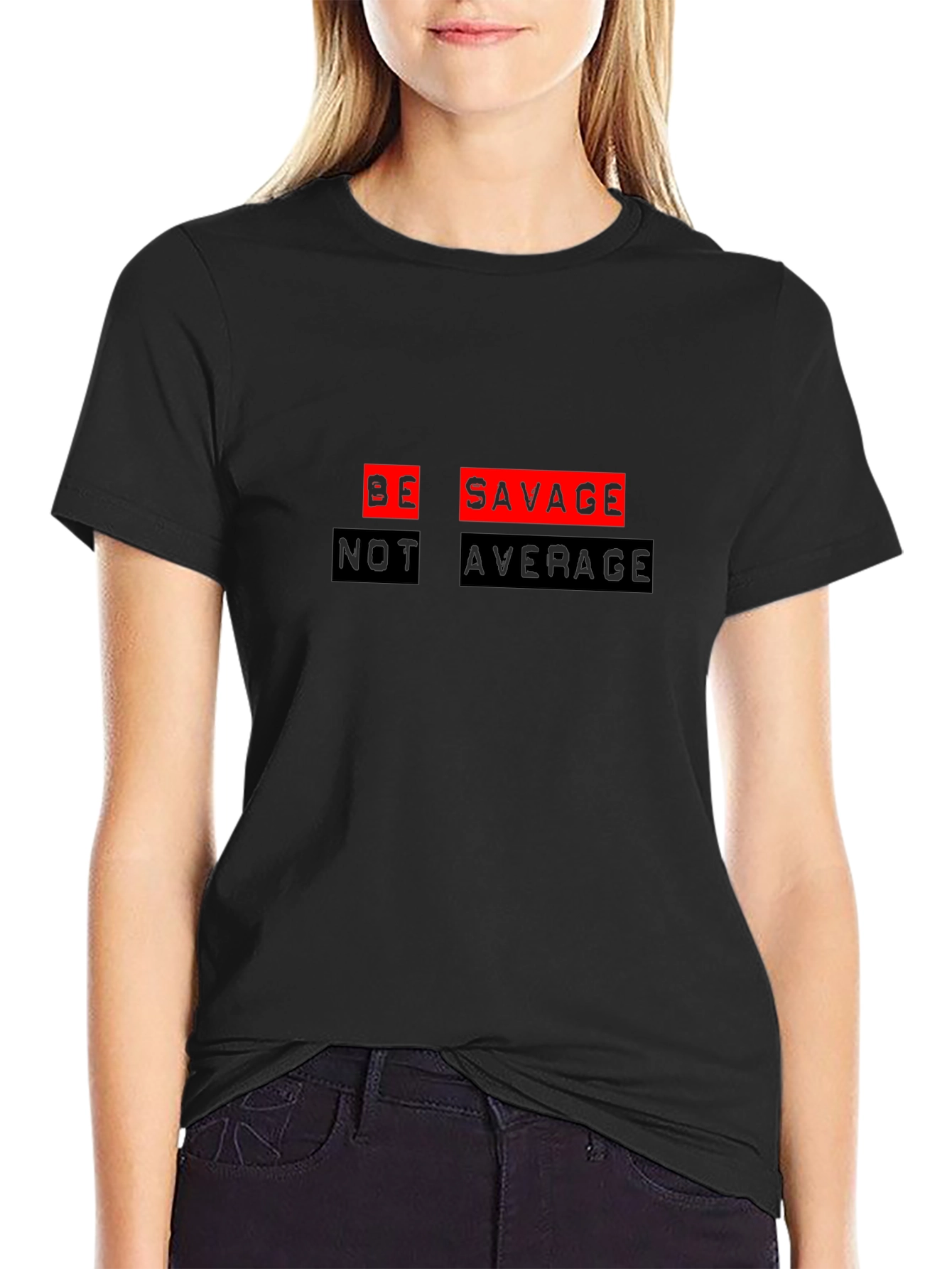 Be Savage Tee - Mens Black Graphic T-Shirt