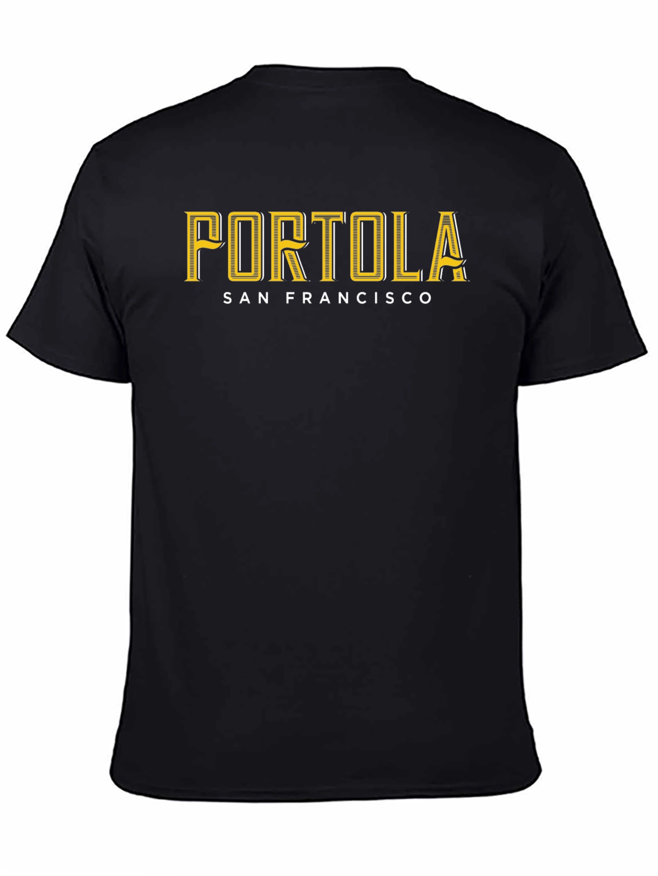 Portola San Francisco Black Graphic T-Shirt
