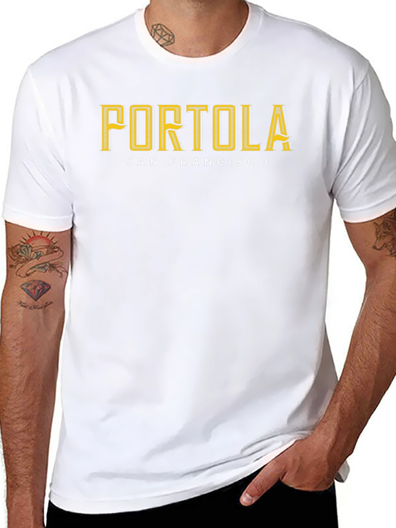 Portola San Francisco Black Graphic T-Shirt
