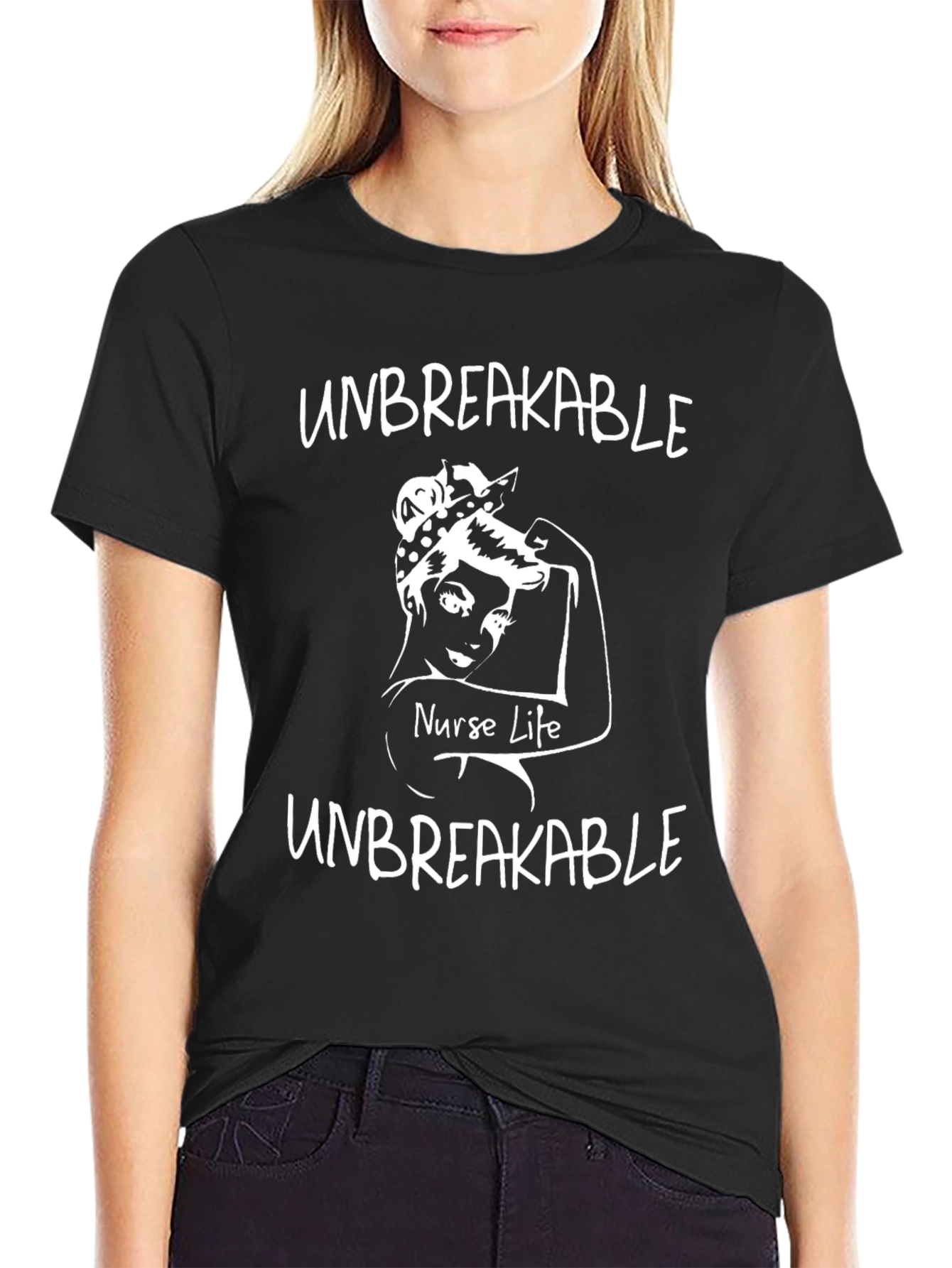 Unbreakable Nurse Life Graphic T-Shirt