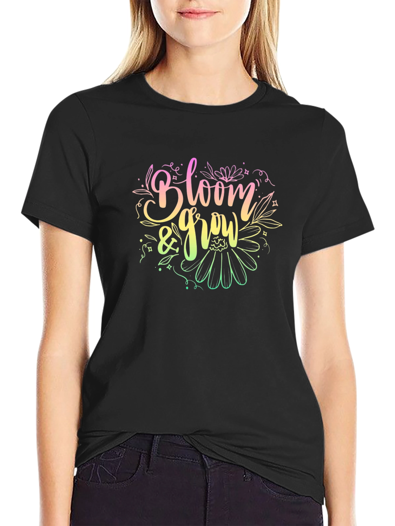 Bloom & Grow Graphic Tee - Stylish Comfort