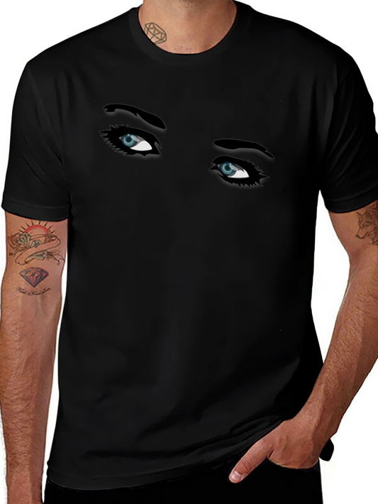 Eyes Graphic T-Shirt - Mens Black Tee
