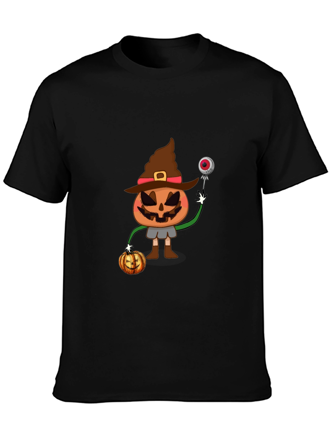 Spooky Pumpkin Witch T-Shirt