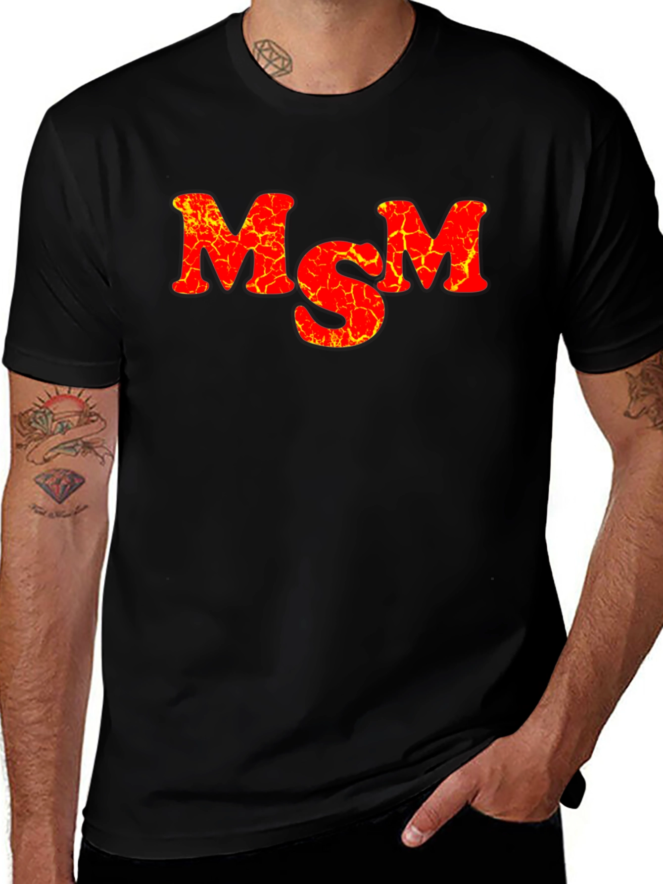 MSM Lava T-Shirt - Bold Graphic Tee