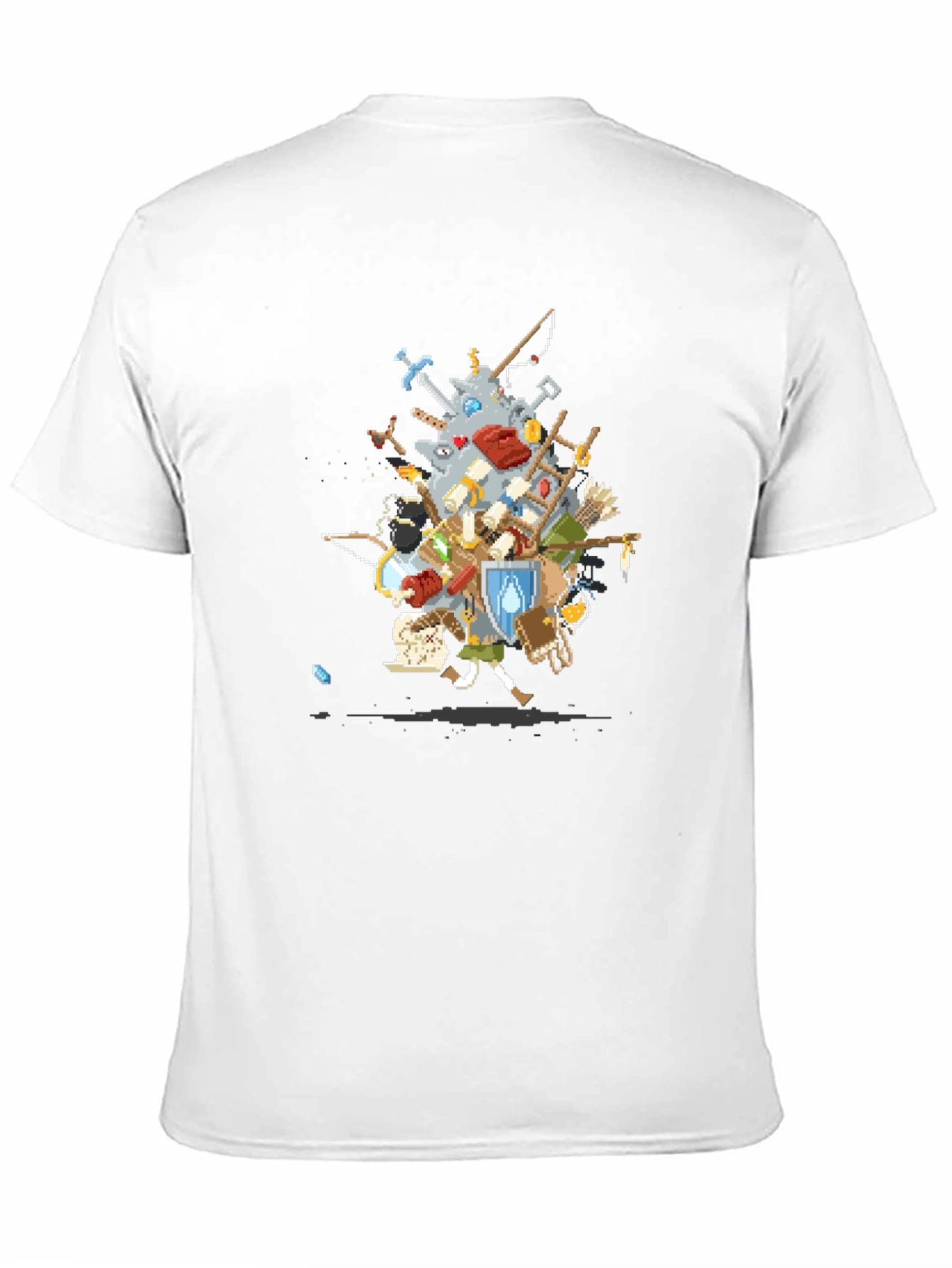 RPG Inventory Black T-Shirt