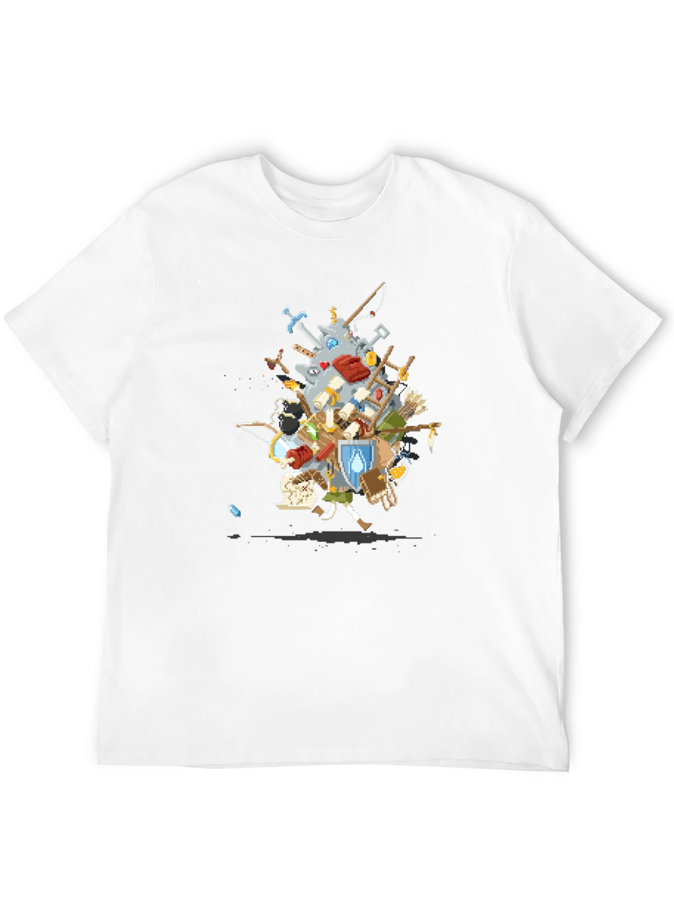 RPG Inventory Black T-Shirt