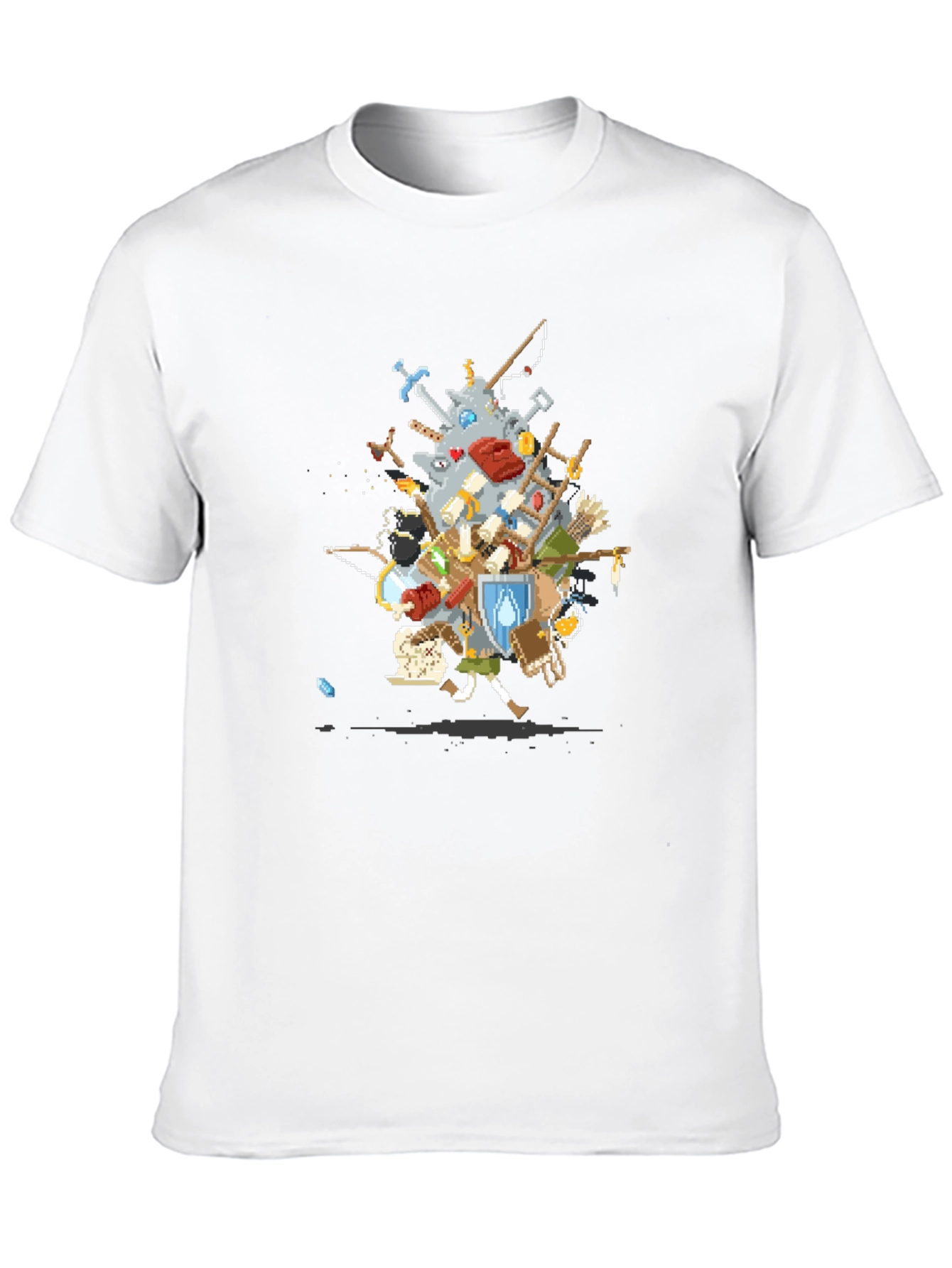 RPG Inventory Black T-Shirt