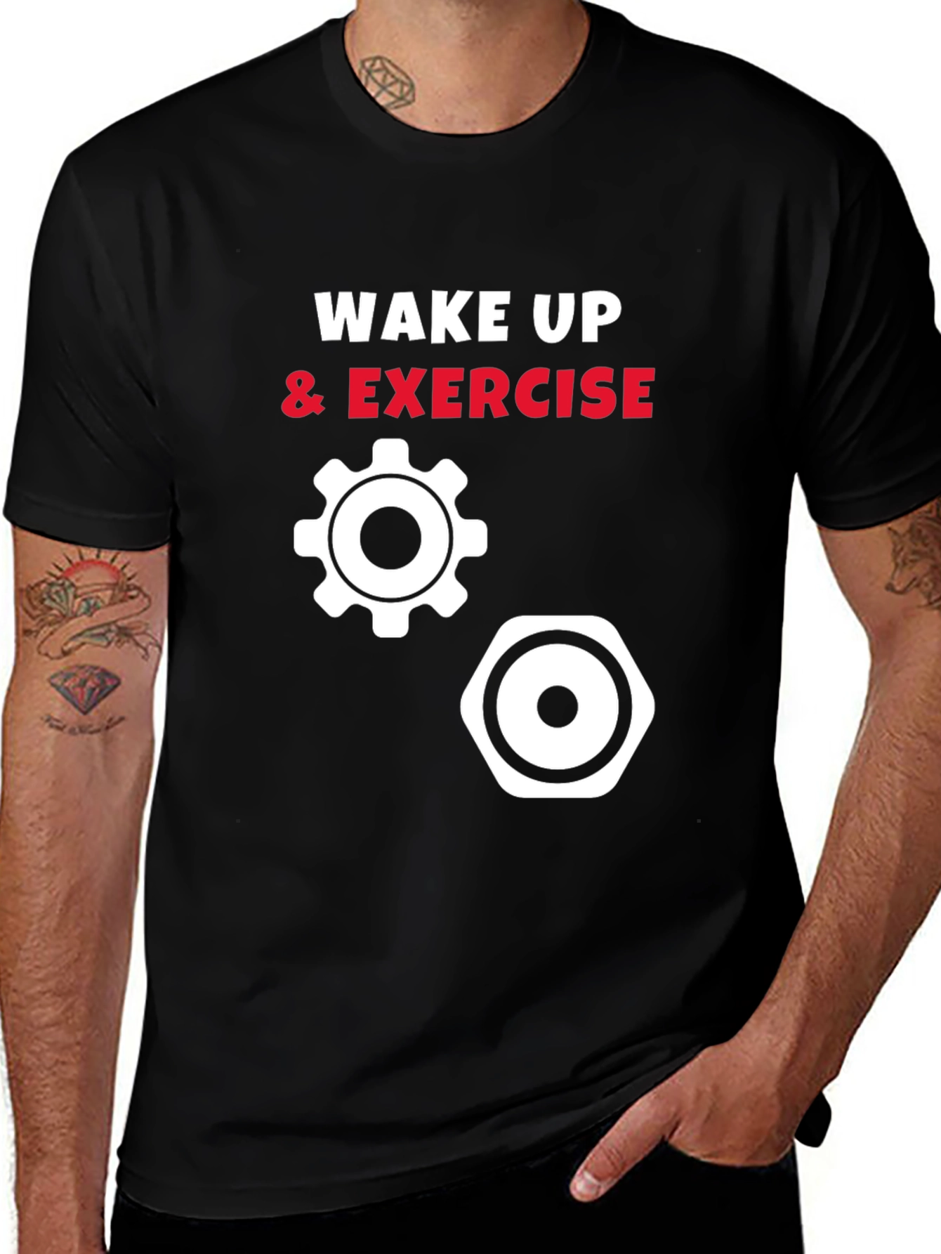 Wake Up & Exercise Graphic Tee